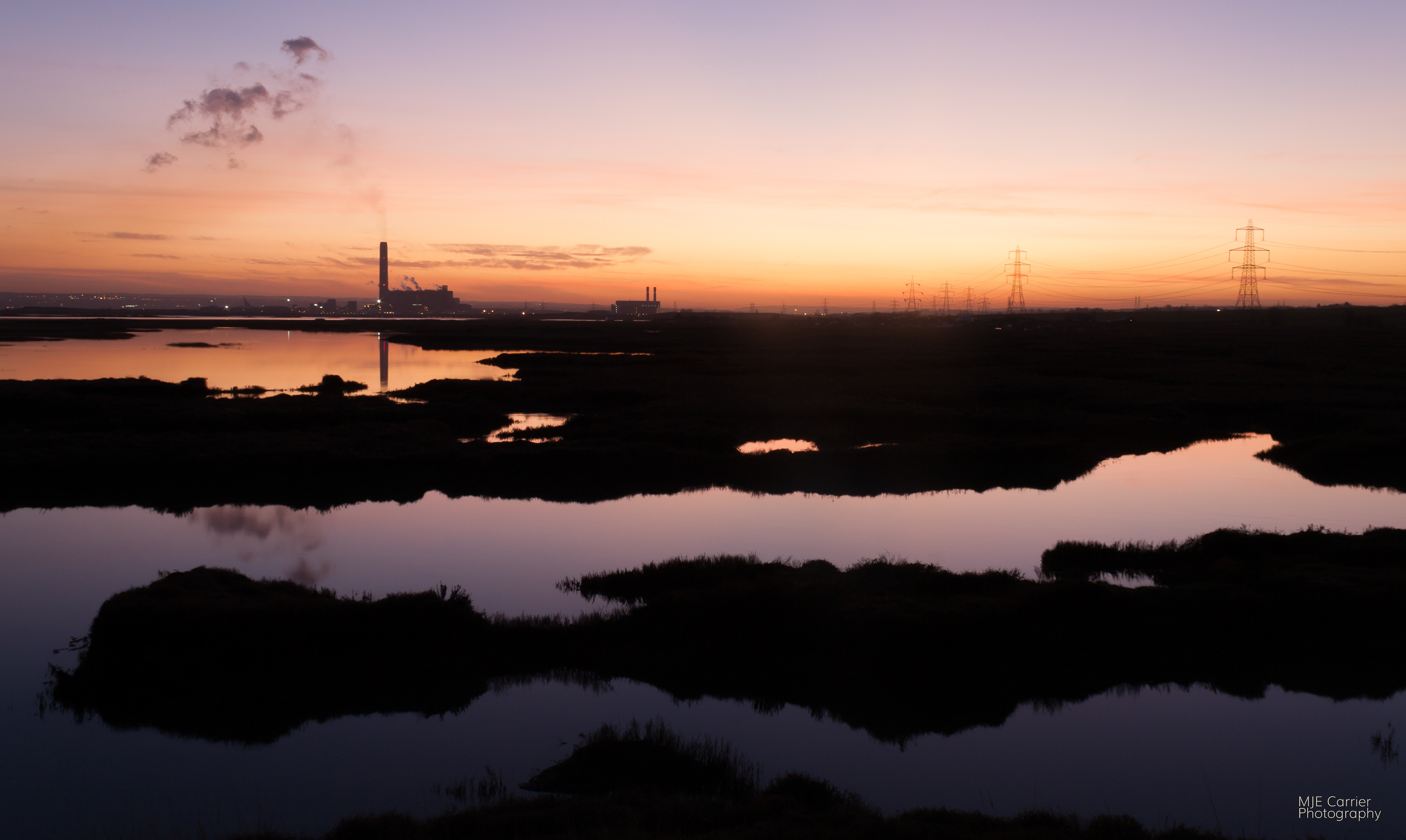 Medway estuary from Stoke