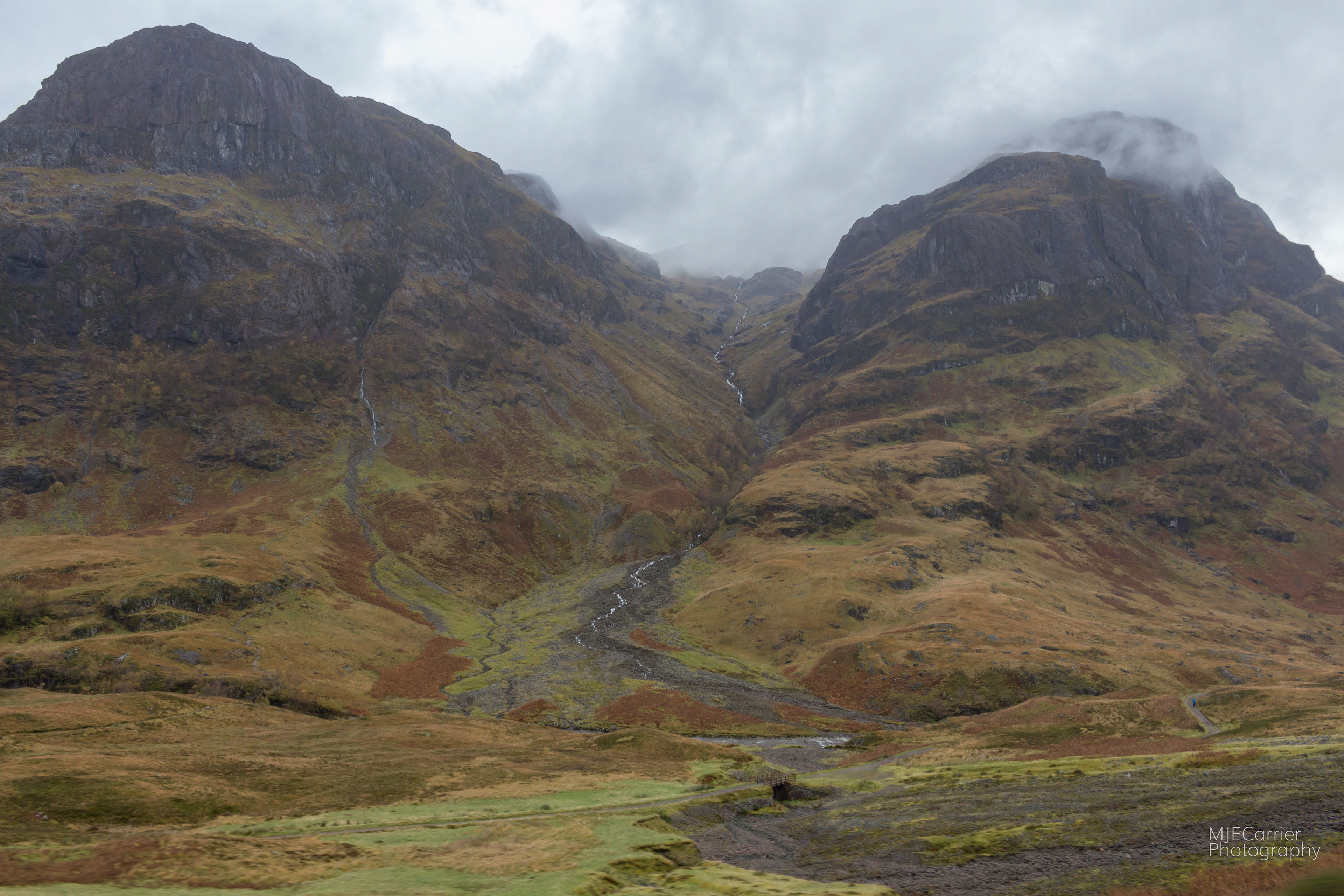 Glencoe, taken from a moving car!