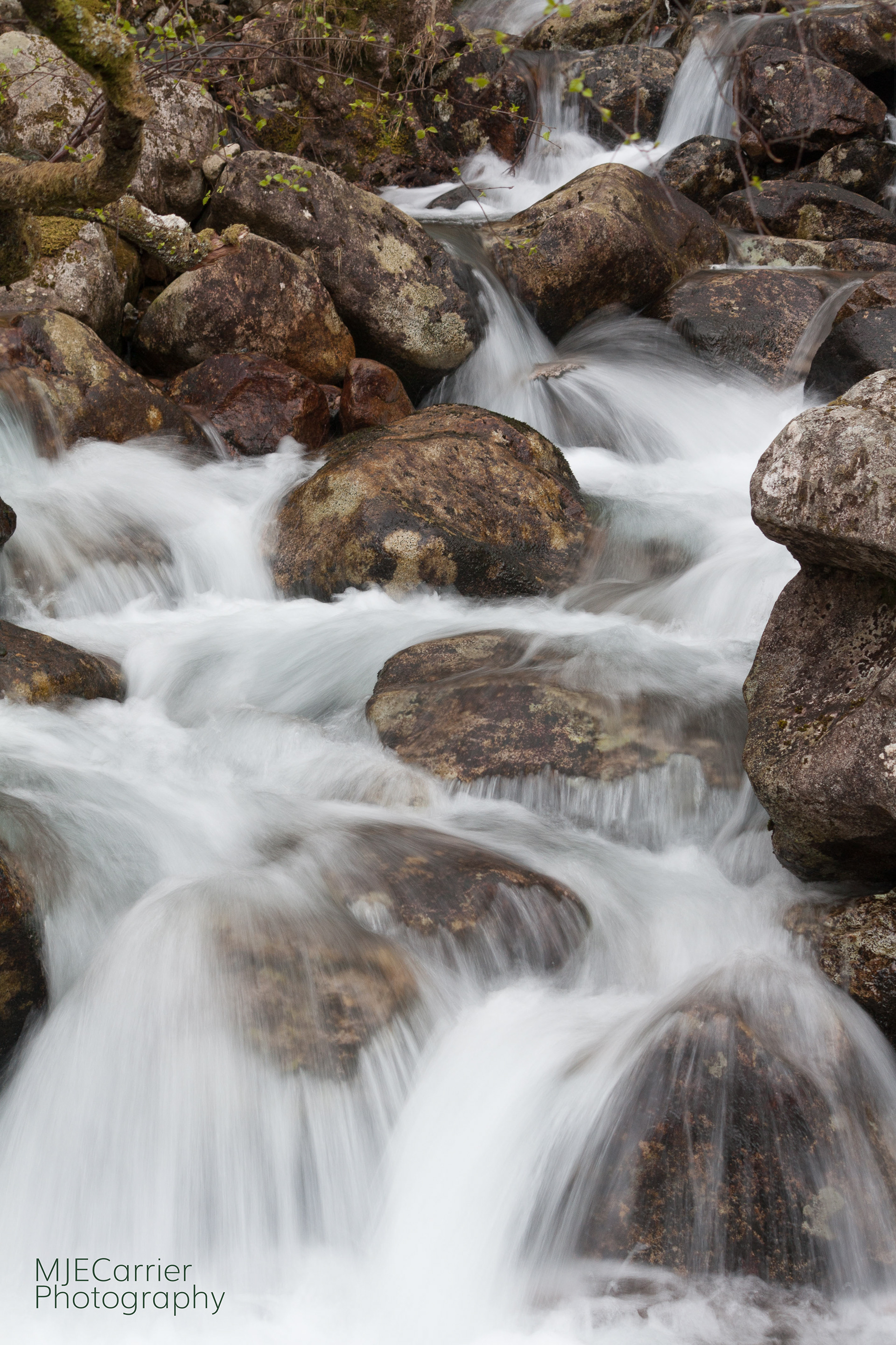 Waterfall in Glen Nevis.
