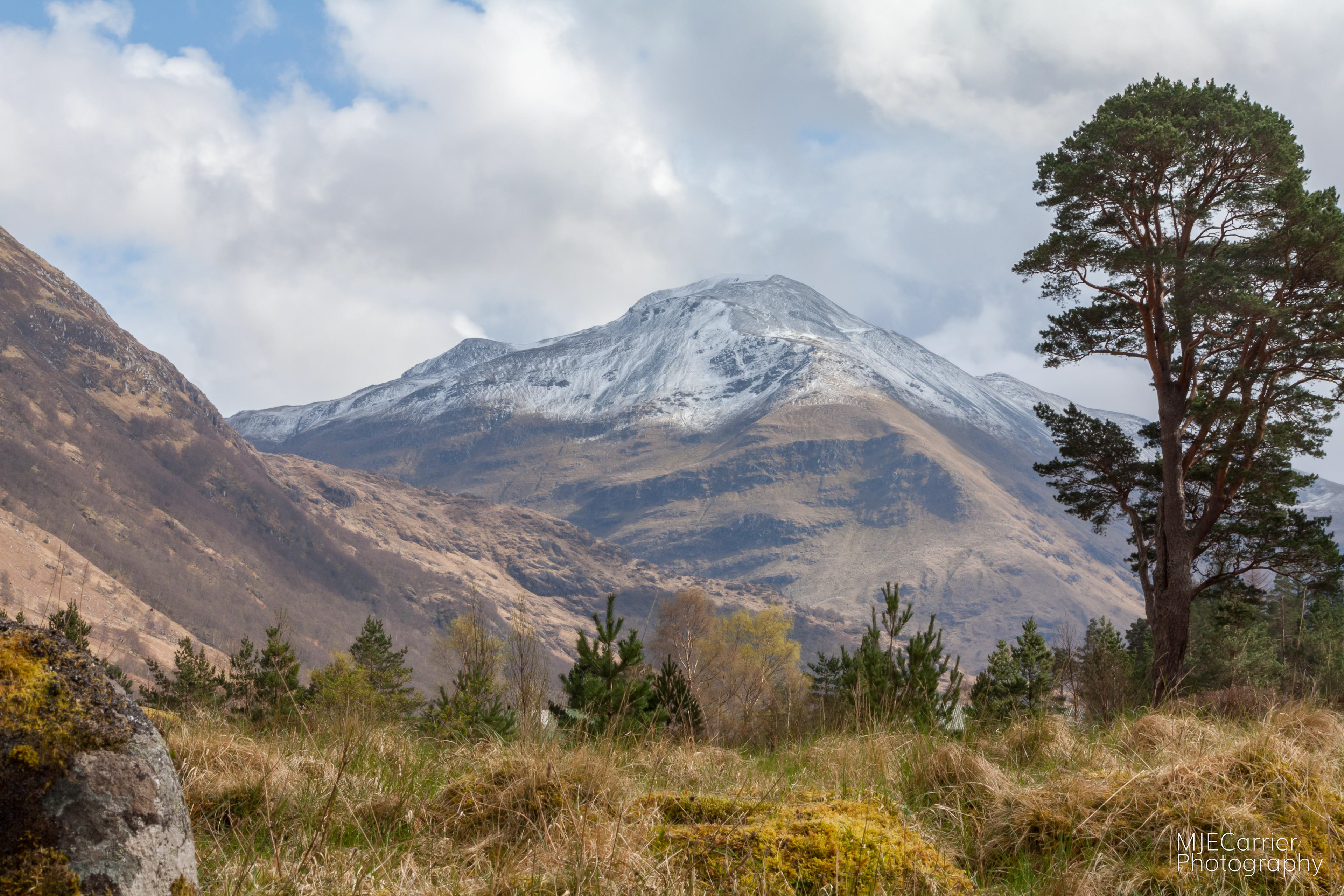 Sgùrr a' Mhàim from the Glen Nevis holiday site