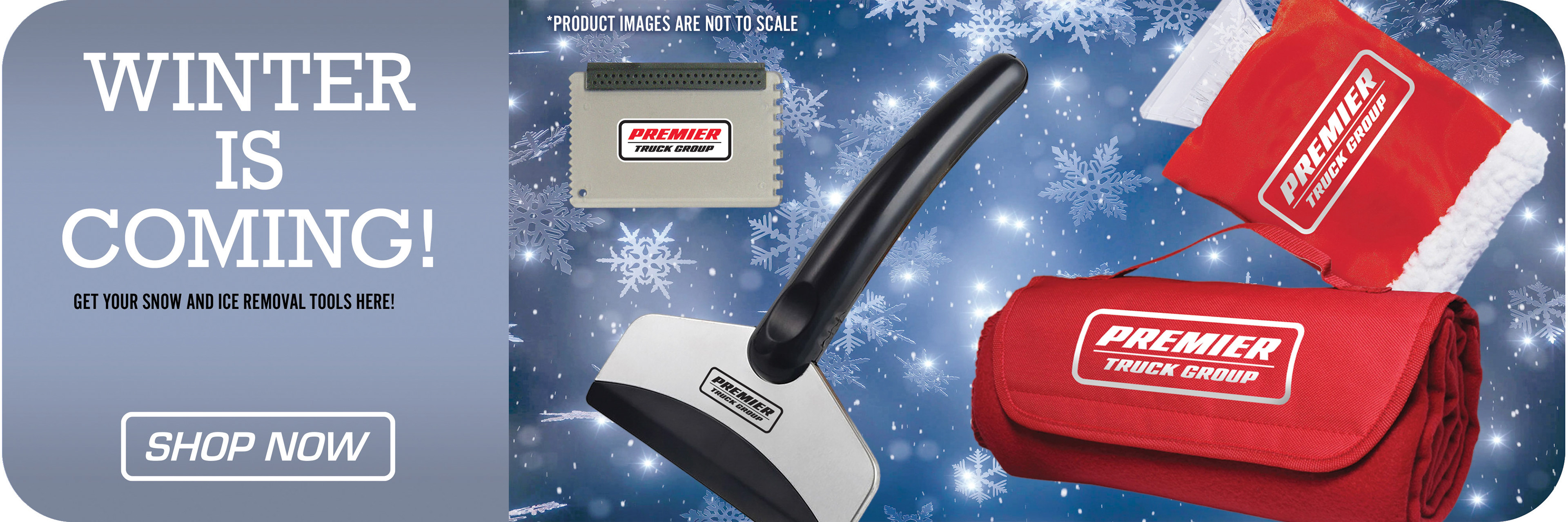 Website Banner with Winter Product