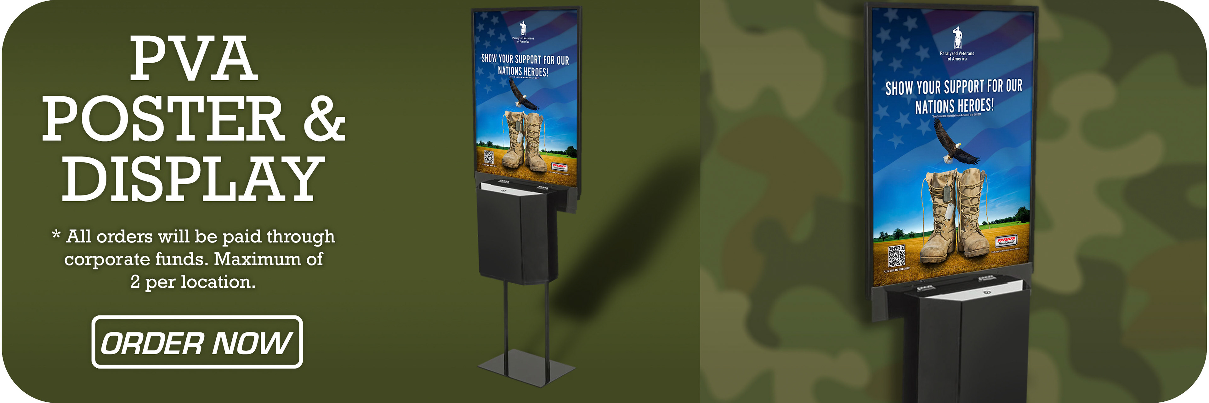 PVA Poster & Display Website Banner