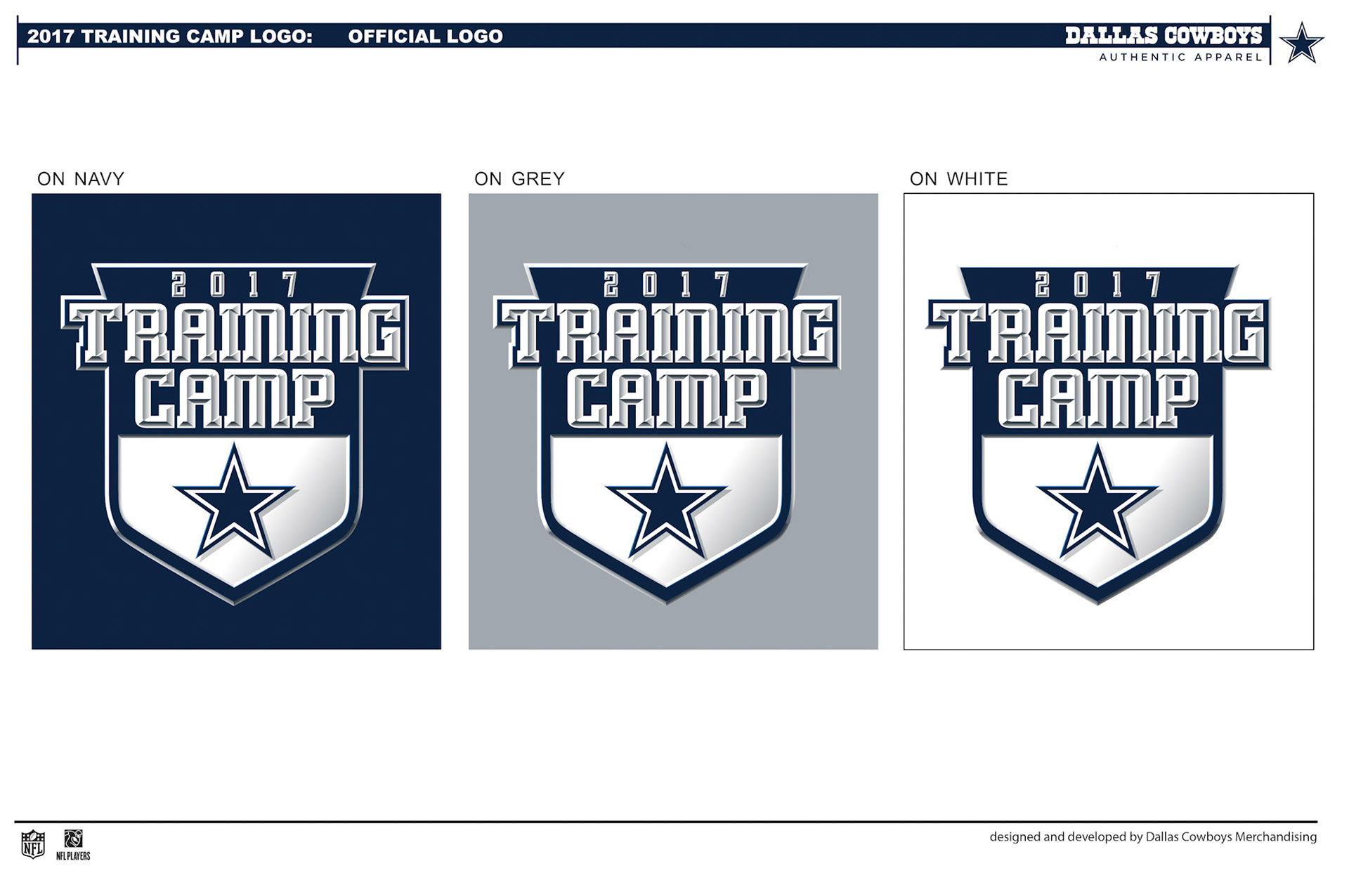 2017 Official Training Camp Logo