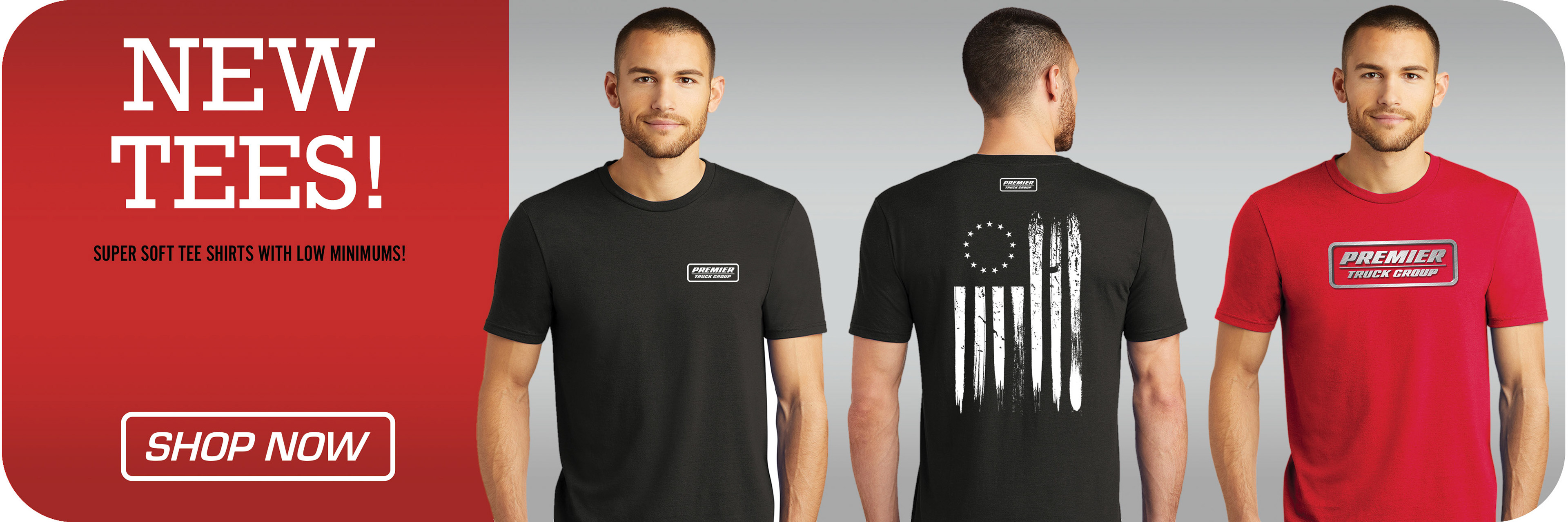 Website Banner for New Tees