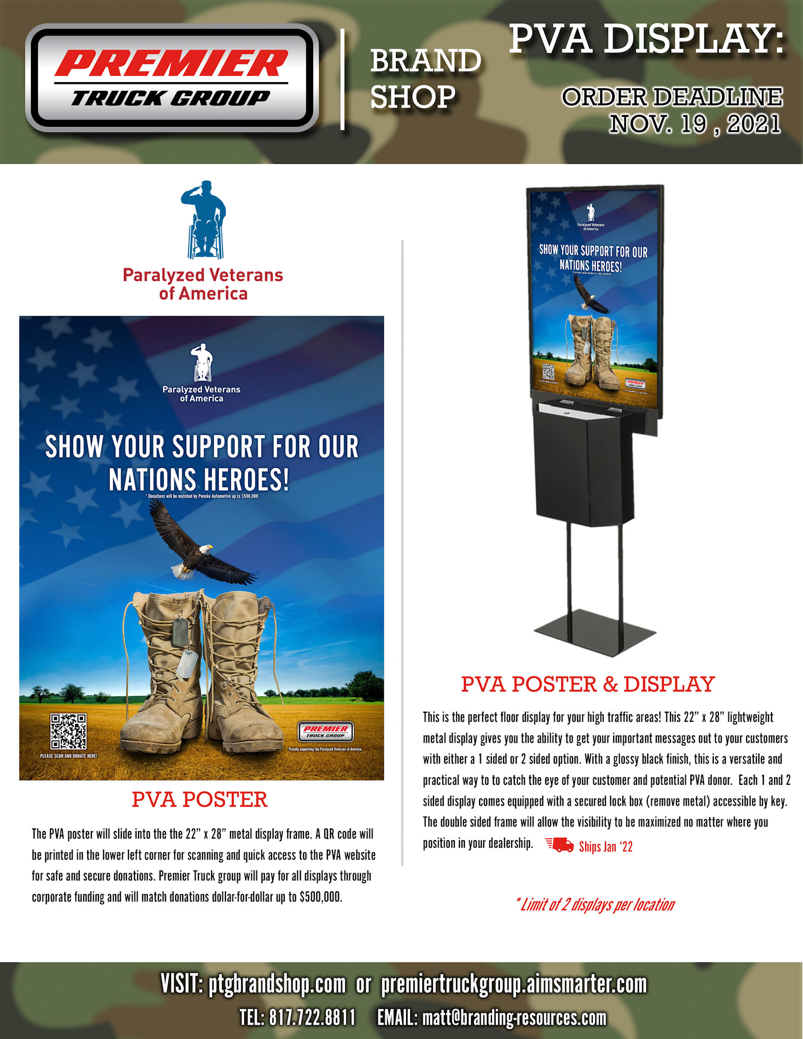 PVA Poster & Display Flyer