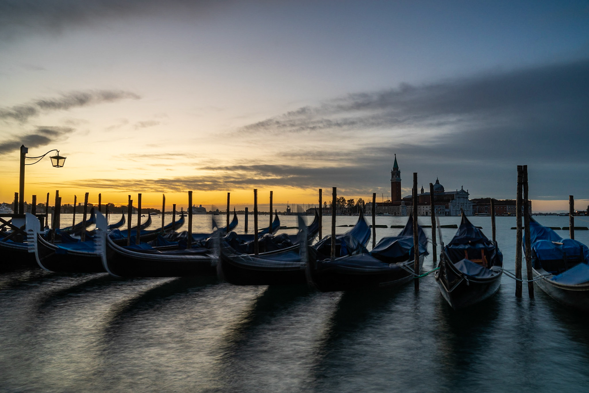Gondolas at Dawn