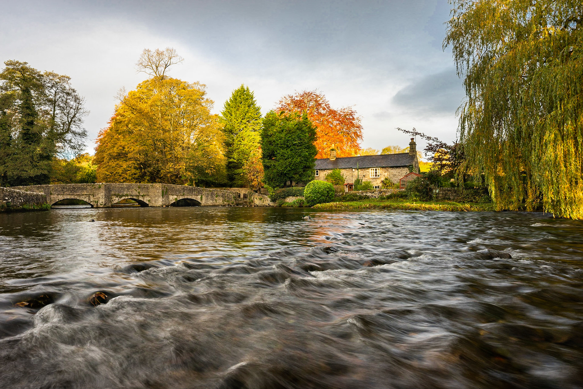 Autumn in Ashford on the Water