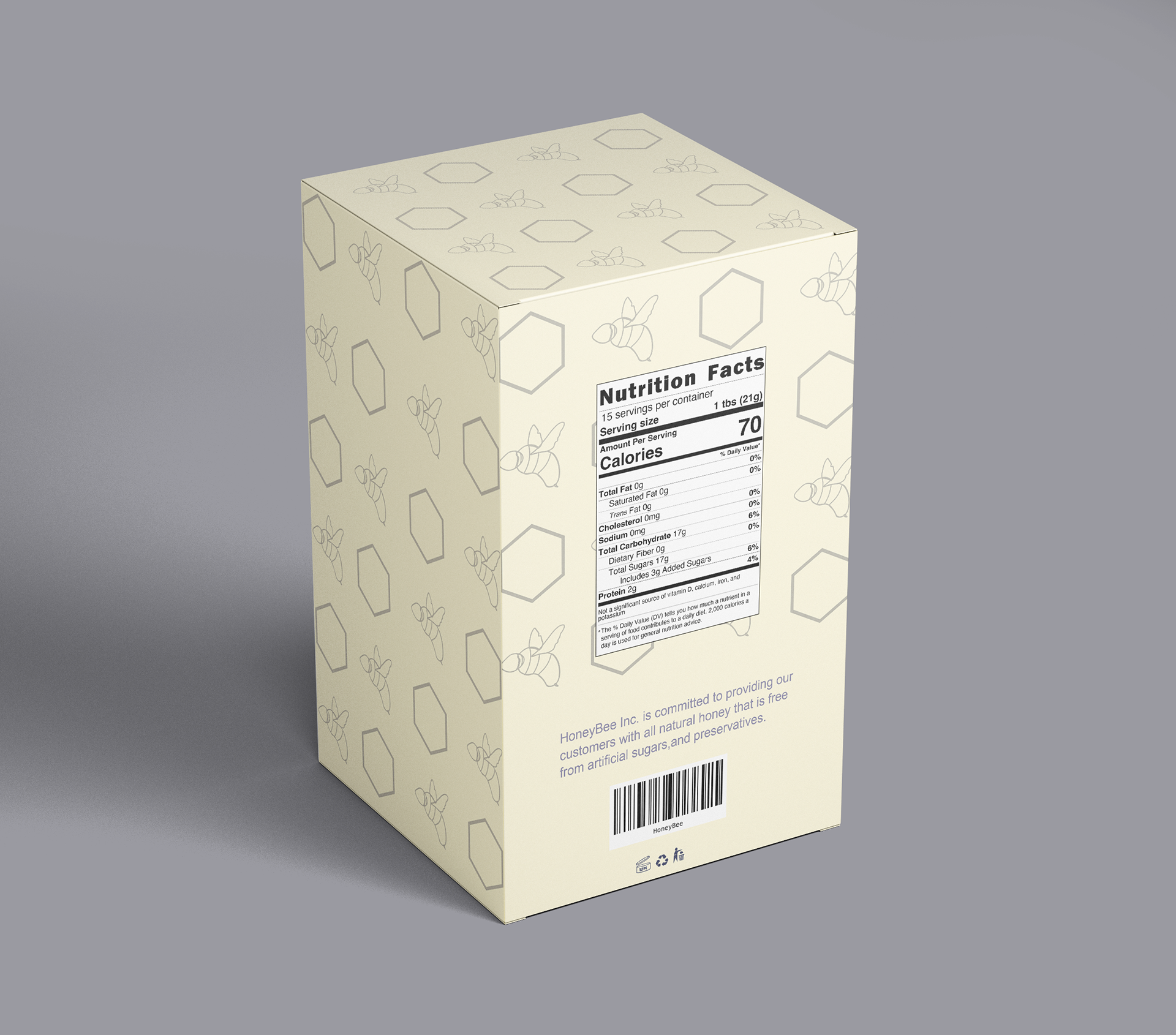 HoneyBee Inc. box back