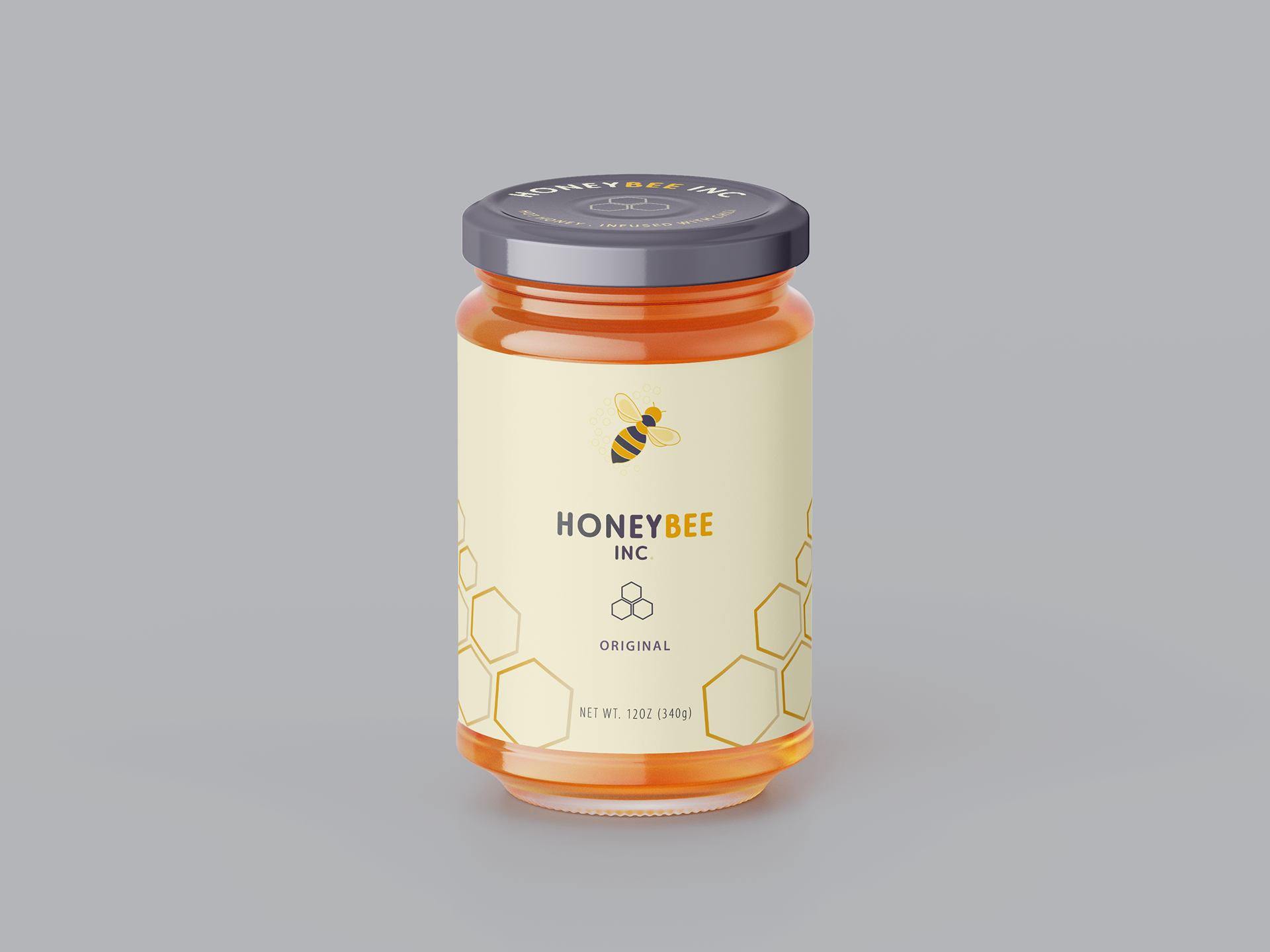 Original Honey Jar Mockup