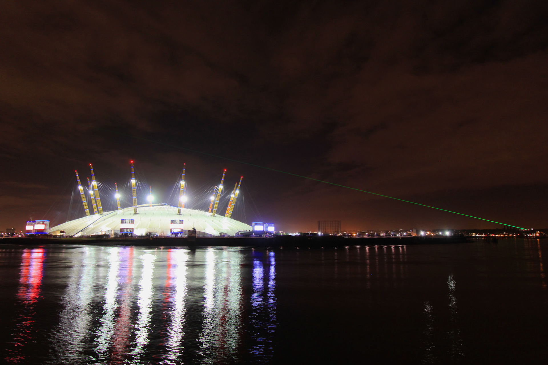 Greenwhich meridian laser