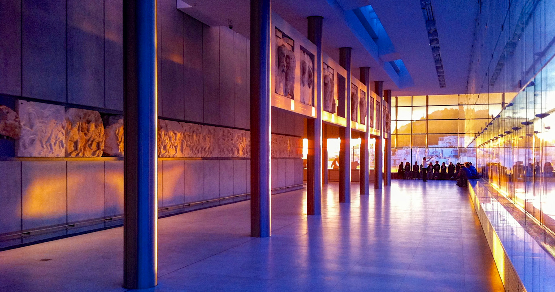 Sunset tour at the Acropolis Museum (December 2010)