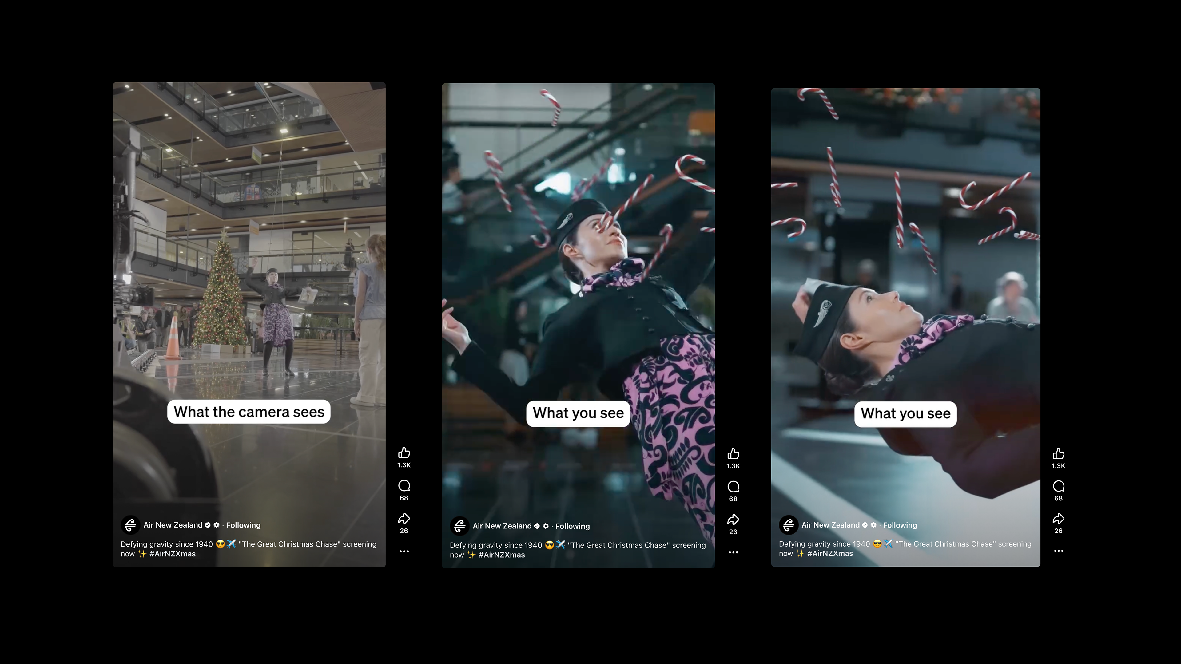 Lead art direction for Air New Zealand's holiday campaign 'The Great Christmas Chase,' featuring fast-paced visual storytelling and festive character design by Ben Barnes.