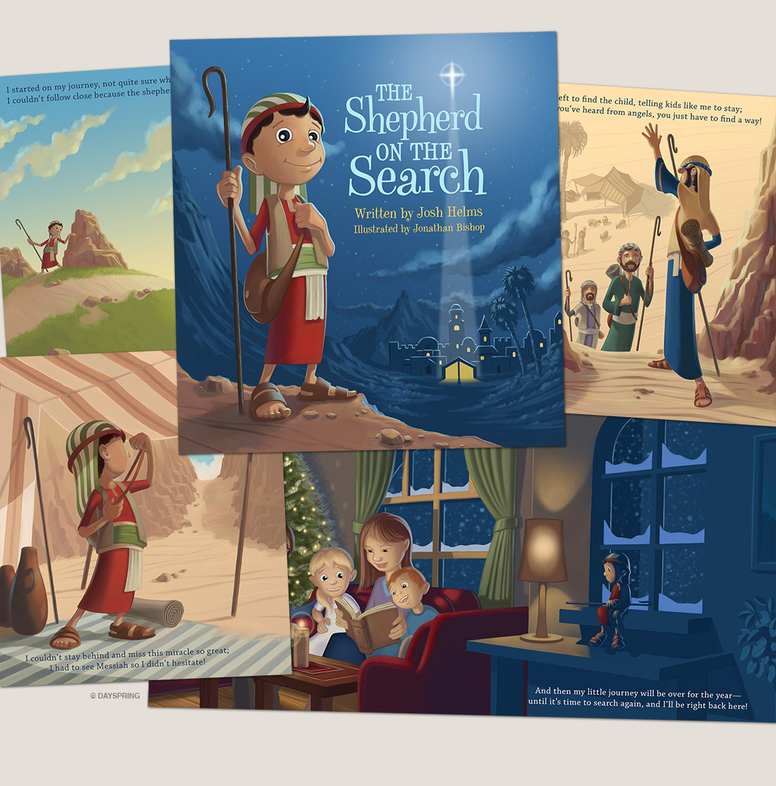 SHEPHERD ON THE SEARCH BOOK ILLUSTRATION