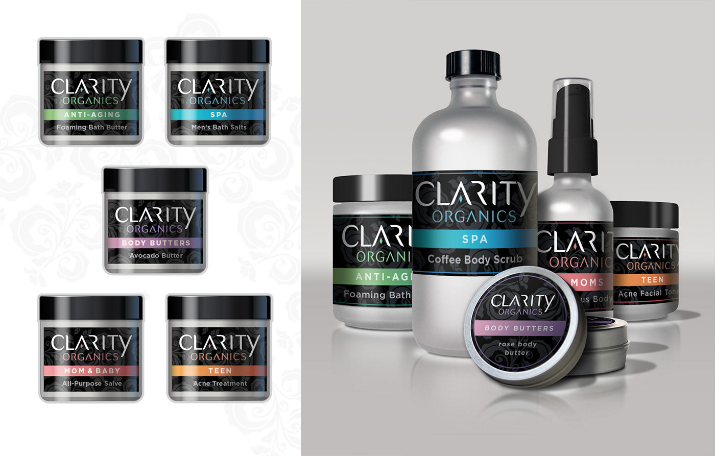 CLARITY ORGANICS PACKAGING