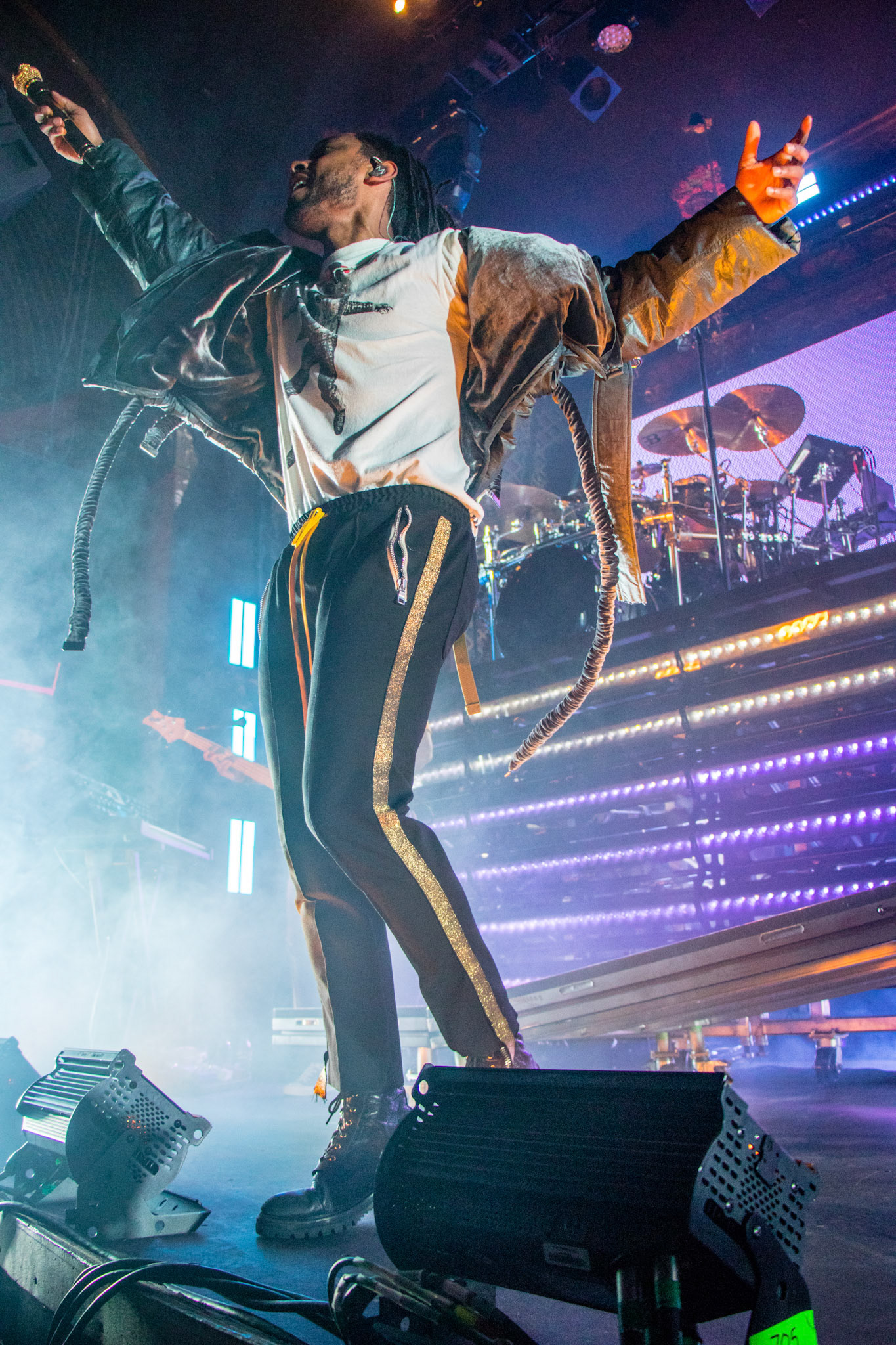 Miguel performing at the Ogden Theatre on Feb. 28, 2018 in Denver, Colo.