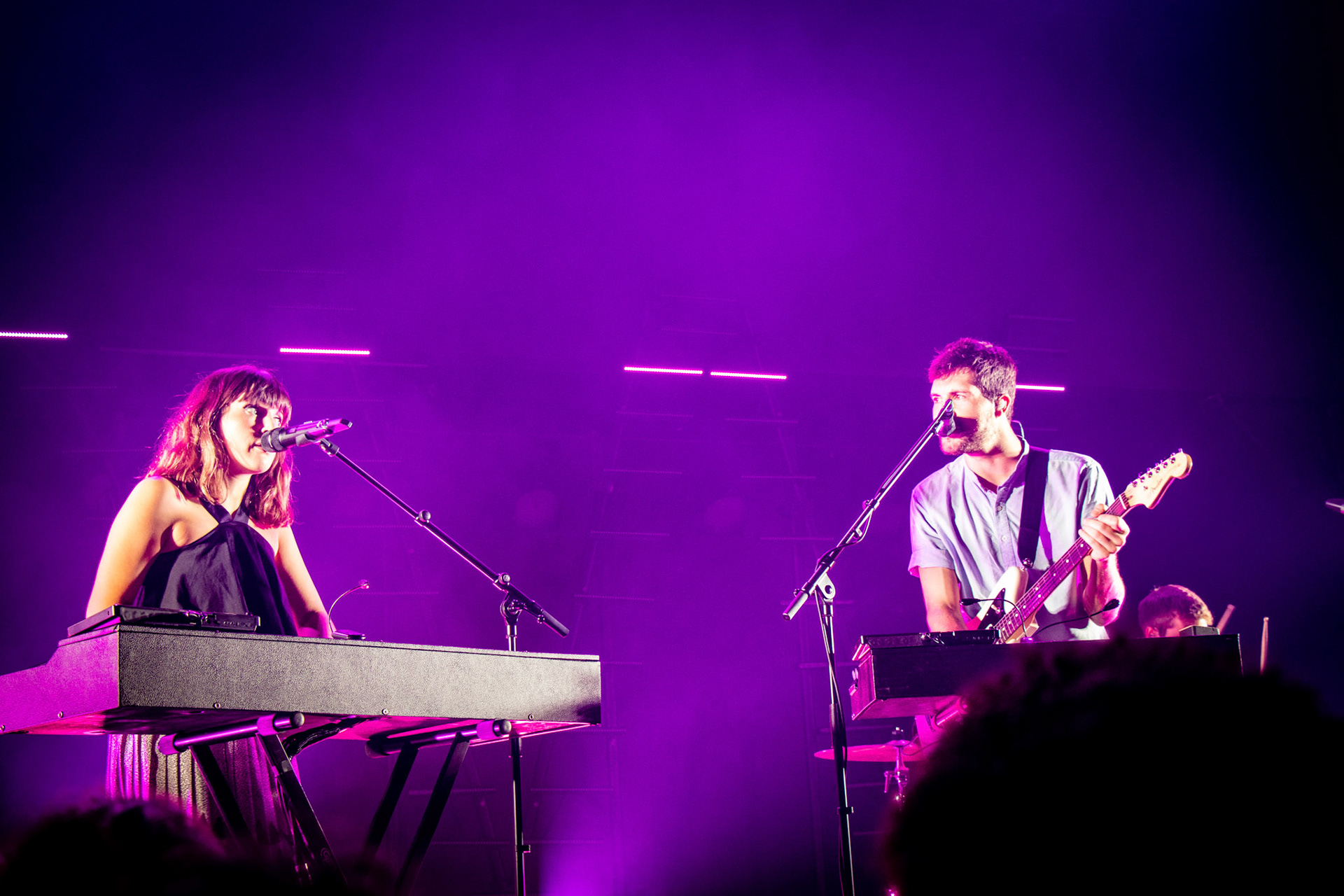 Oh Wonder performing at Washington's in Fort Collins, Colo. on May 23, 2018.
