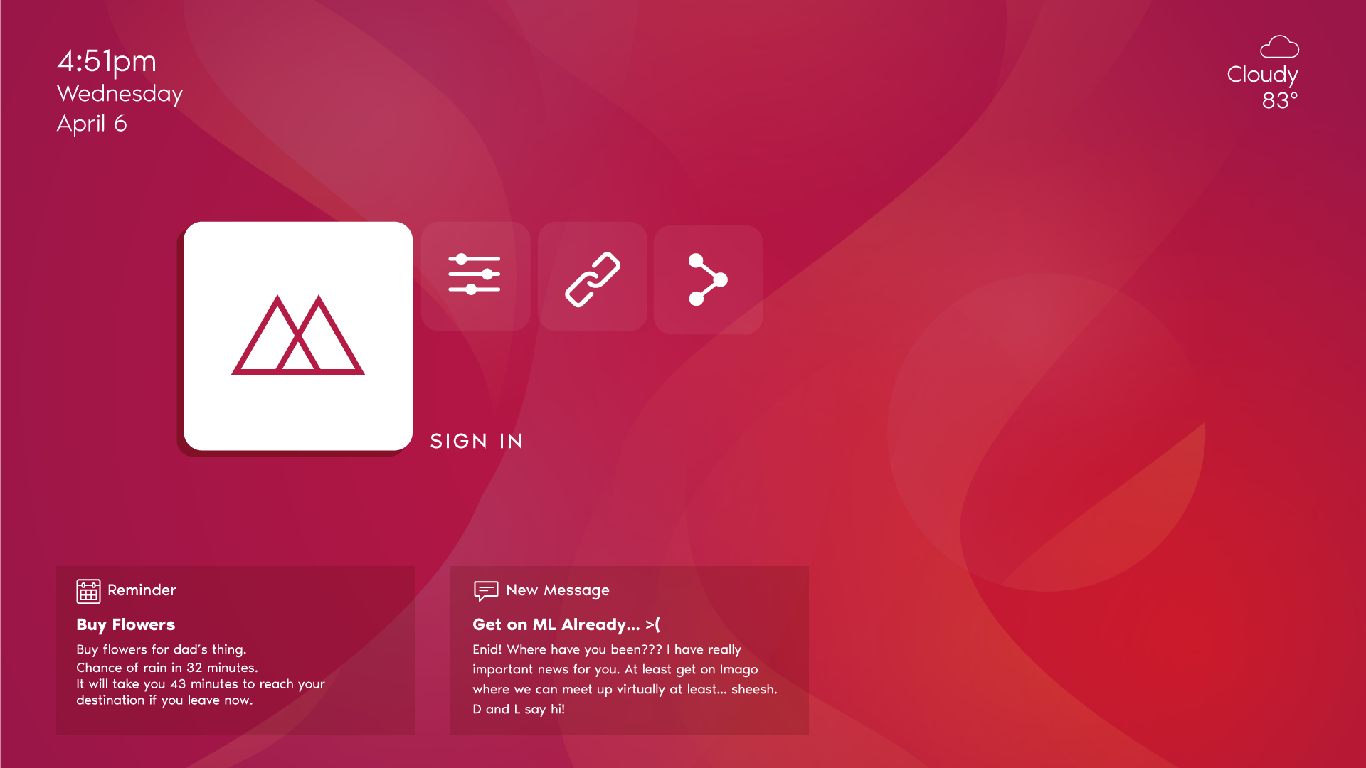 World Space Onboarding Interface