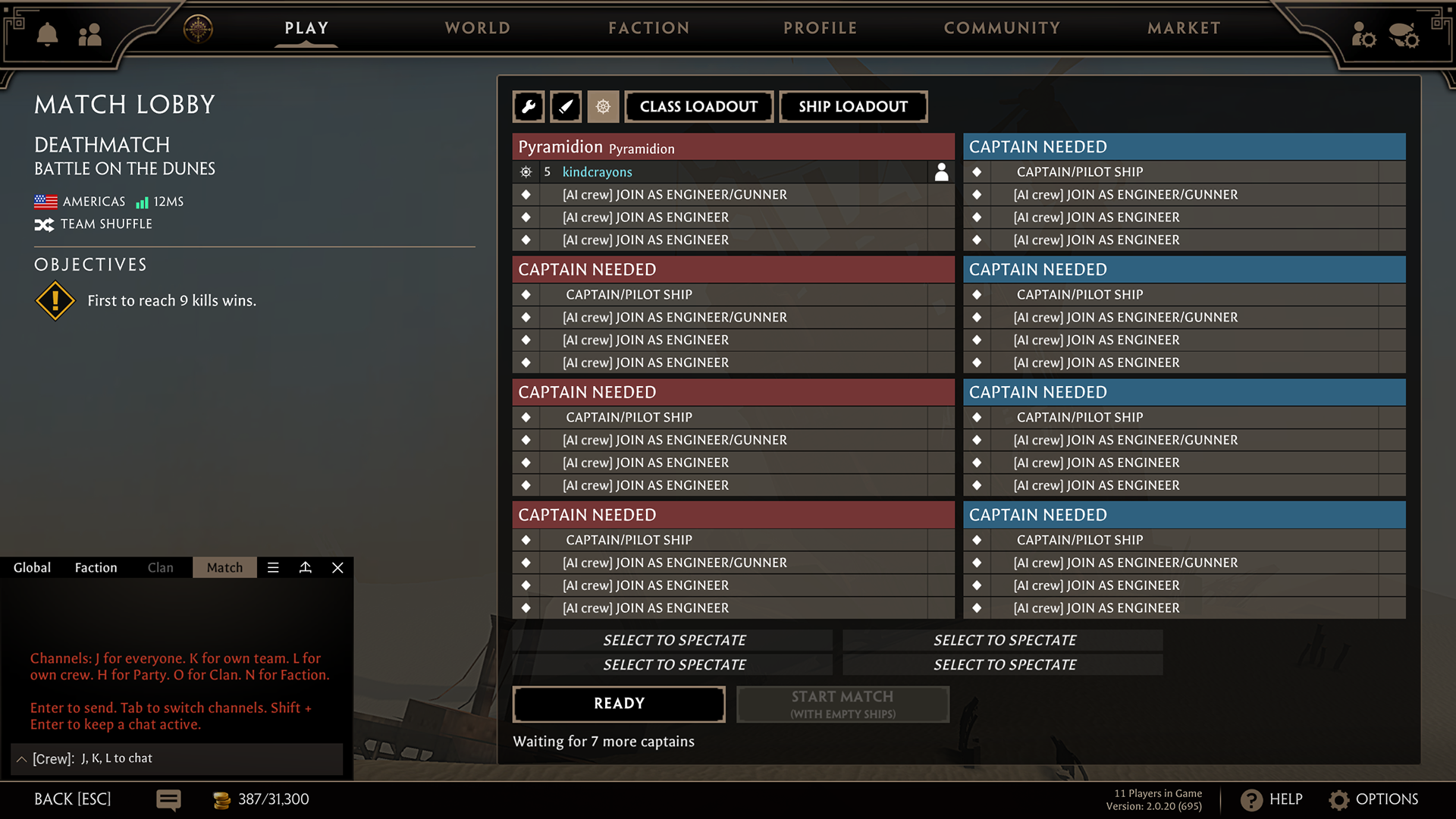 Match Lobby
