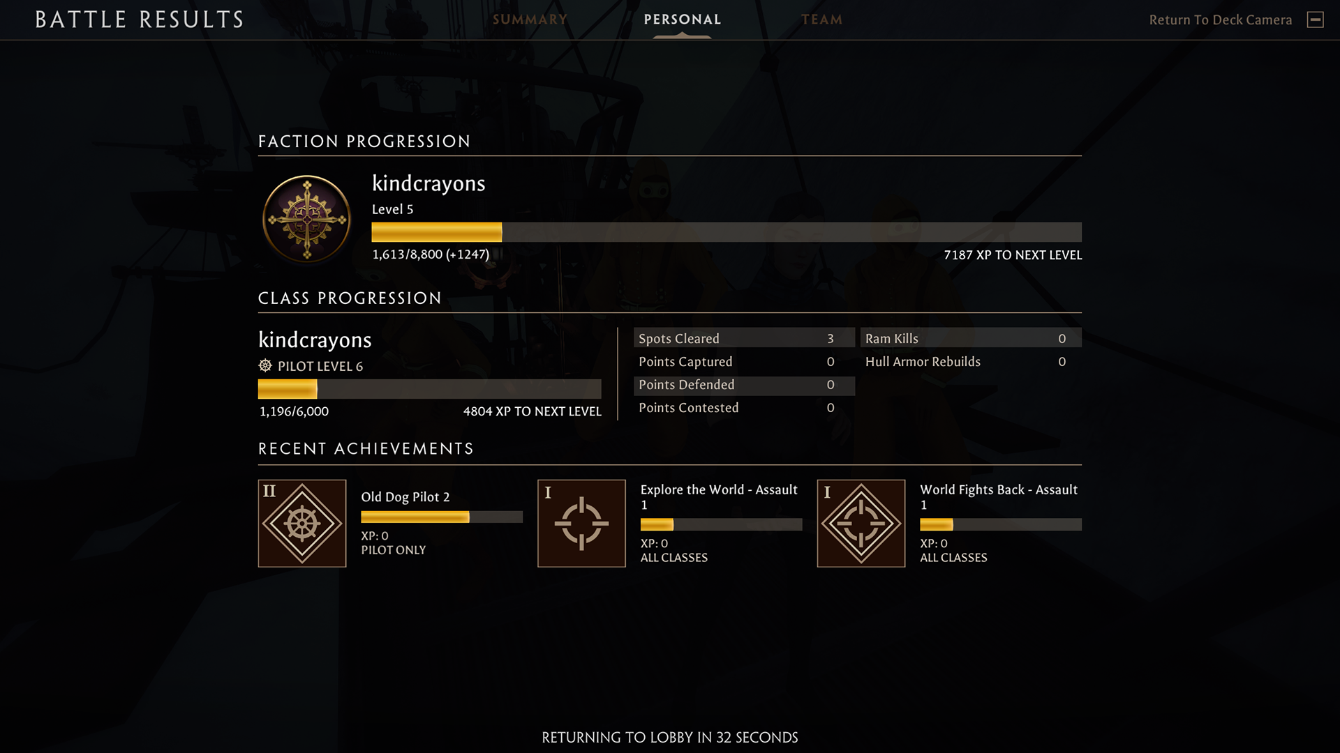 Player Progression