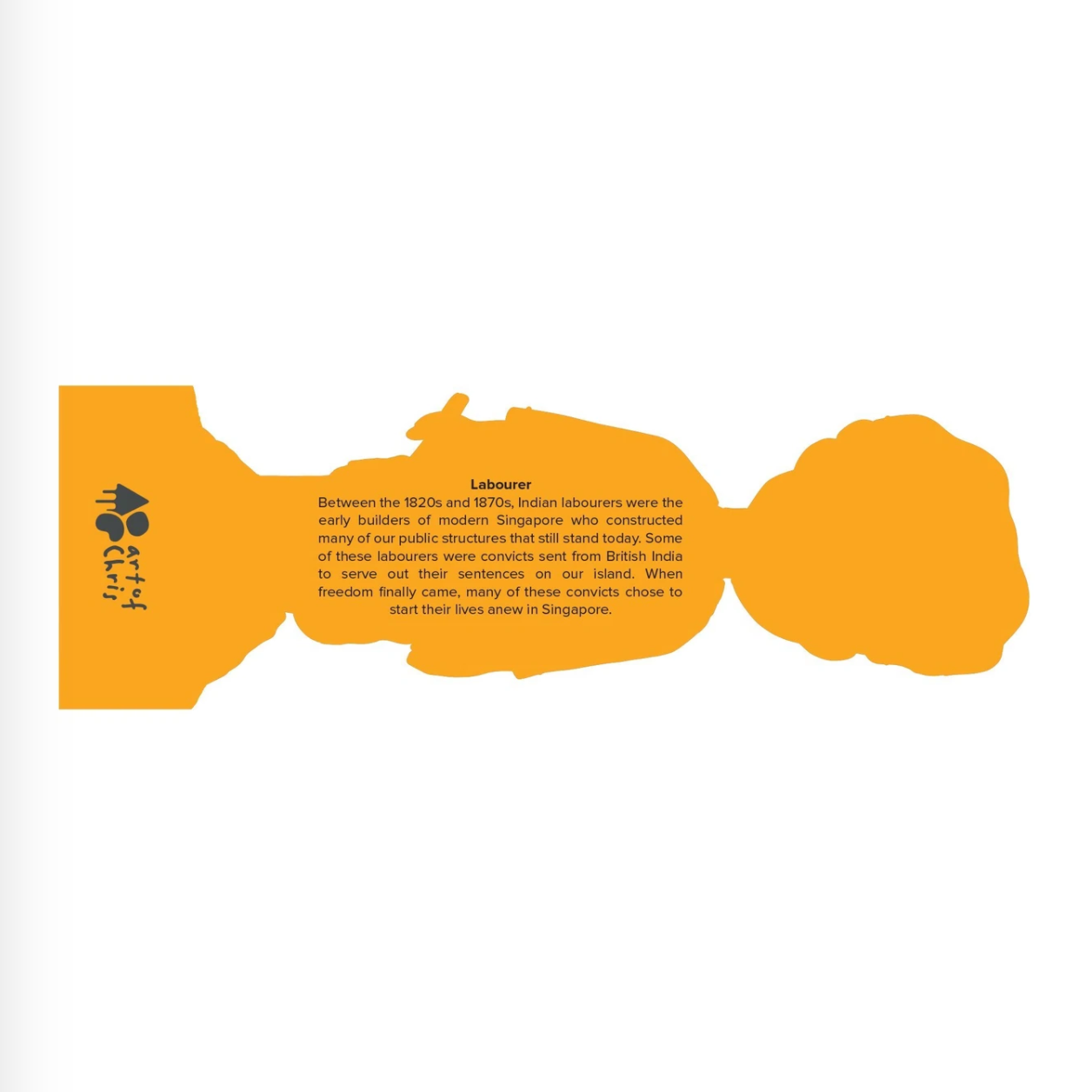 Labourer bookmark