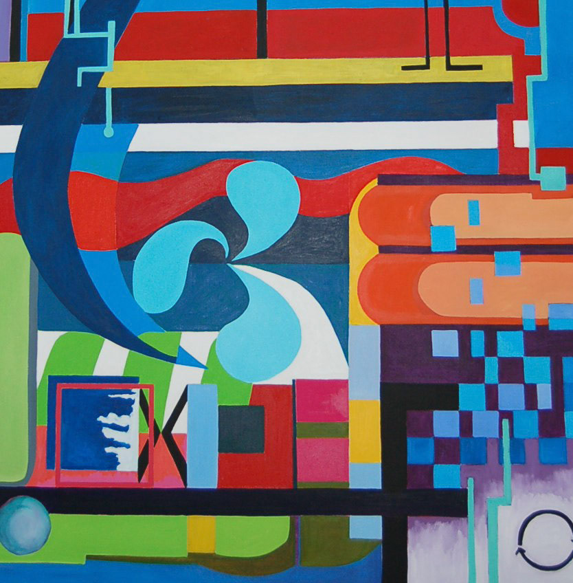 WebOne Oil on canvas