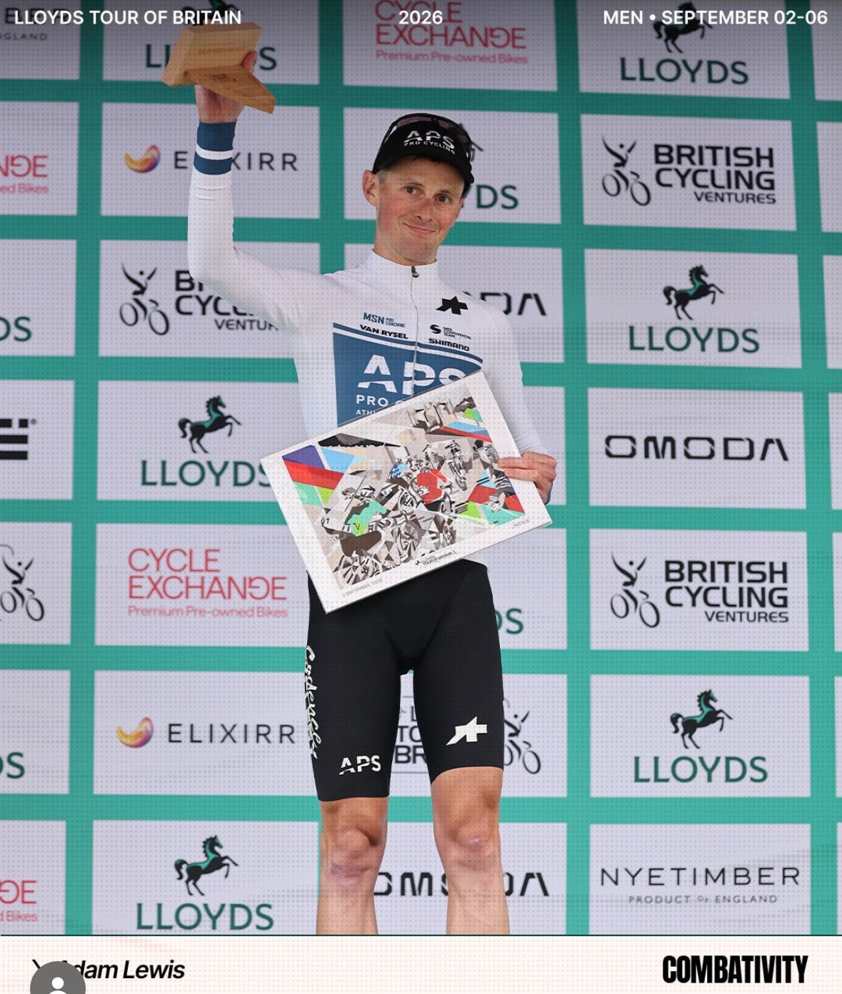 Adam Lewis receiving ToB Up Michaelgate print Sept 26