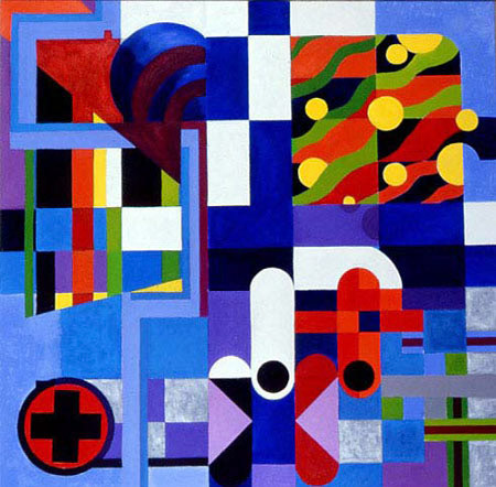 MainCross Oil on canvas