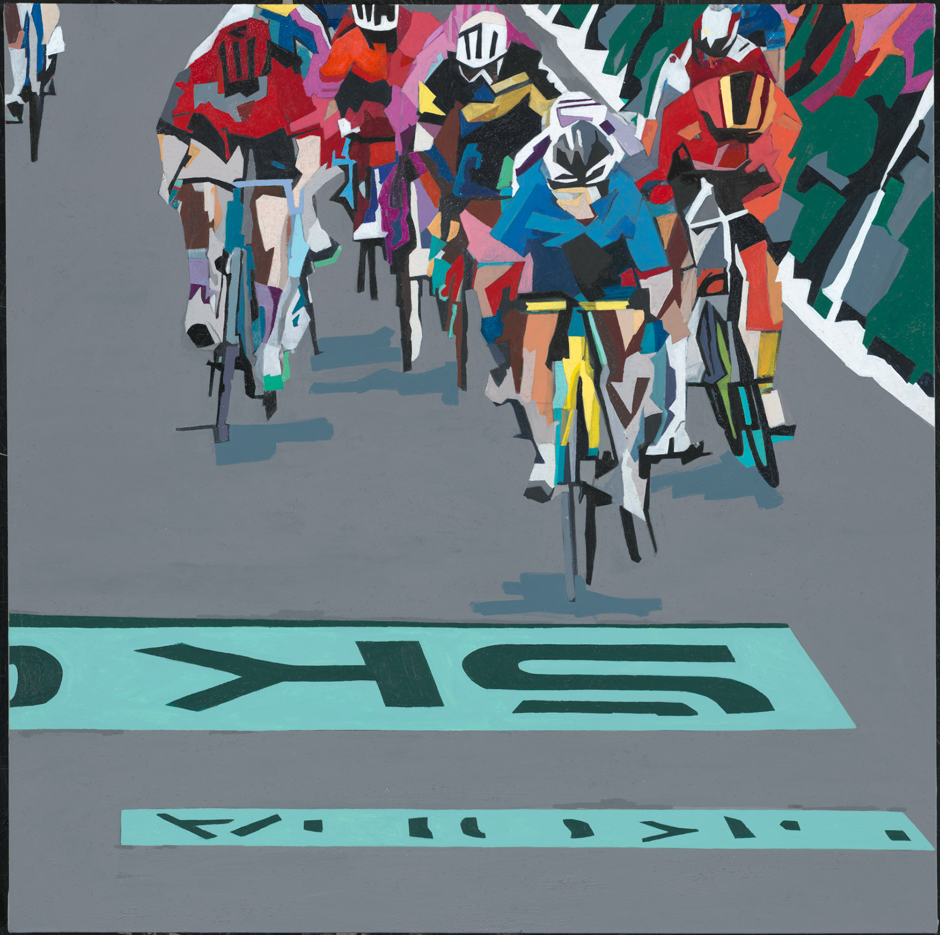 "Break" Acrylic on Canvas 96.5 x 96.5 cm