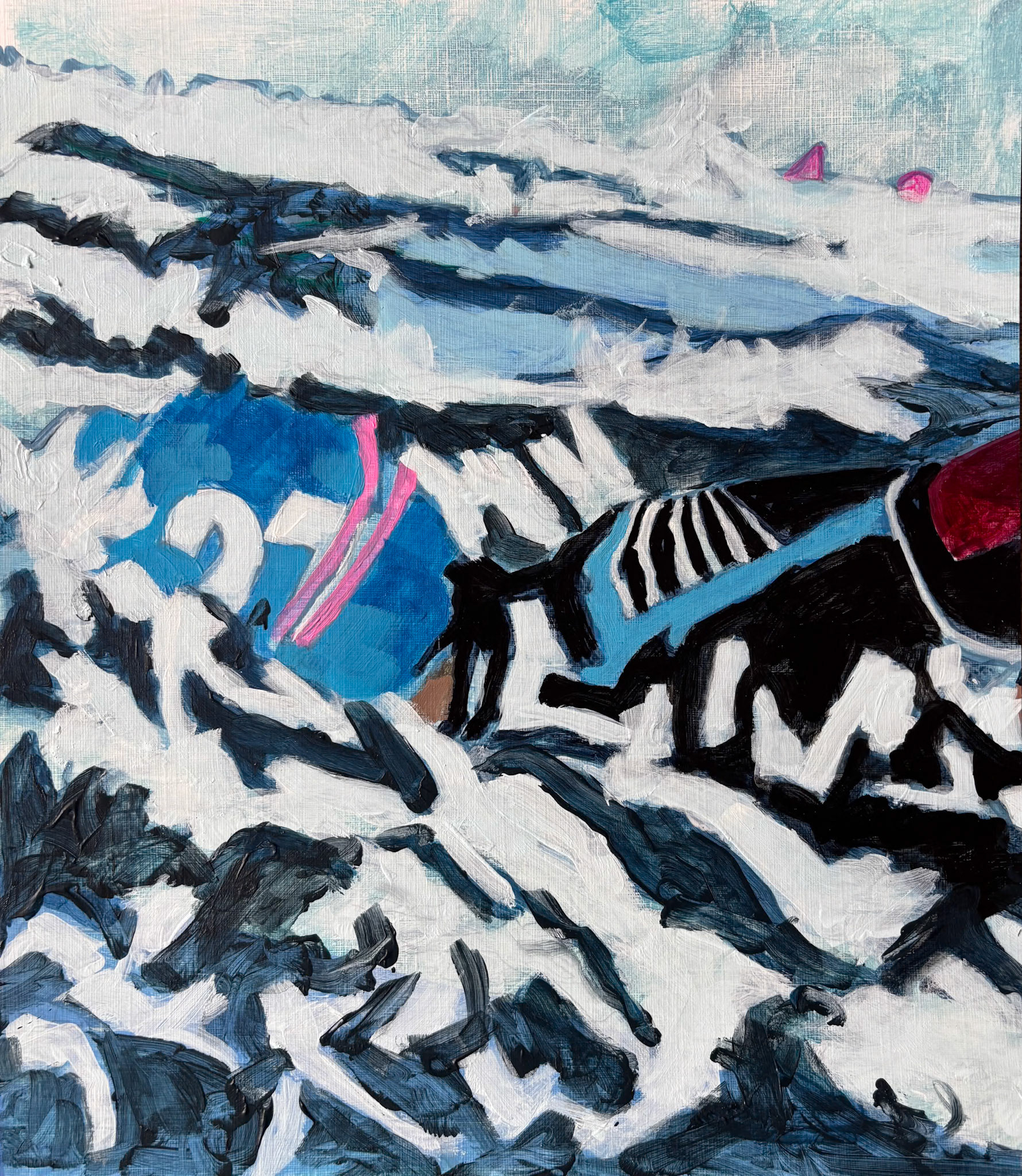27 Acrylic on paper 42 x 29.7 cm