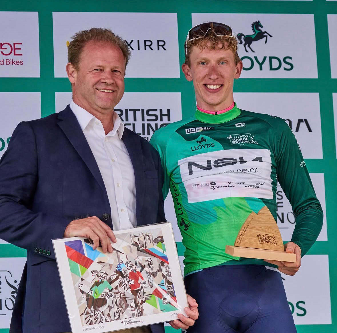 Lewis Askey receiving ToB Up Michaelgate print Sept 26