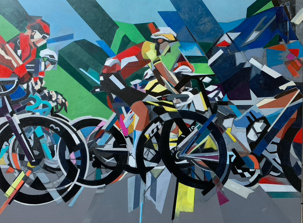 Esquieze-Sere No 1 104.5 x 80 cm Acrylic on canvas
