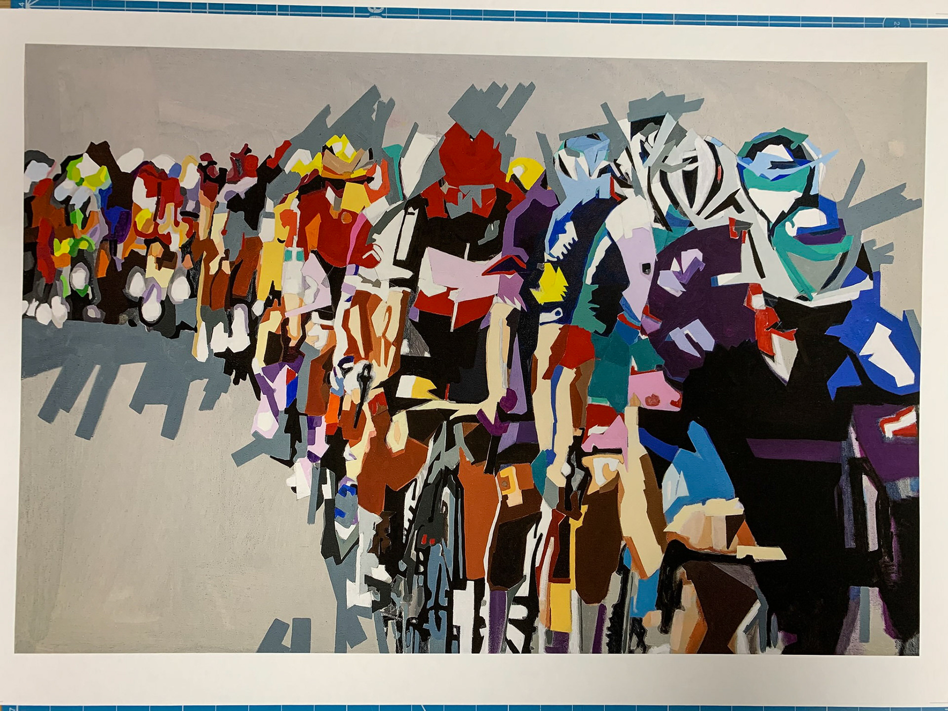 "Peloton" 59.5 X 42 cm £81.00 Edition of 20