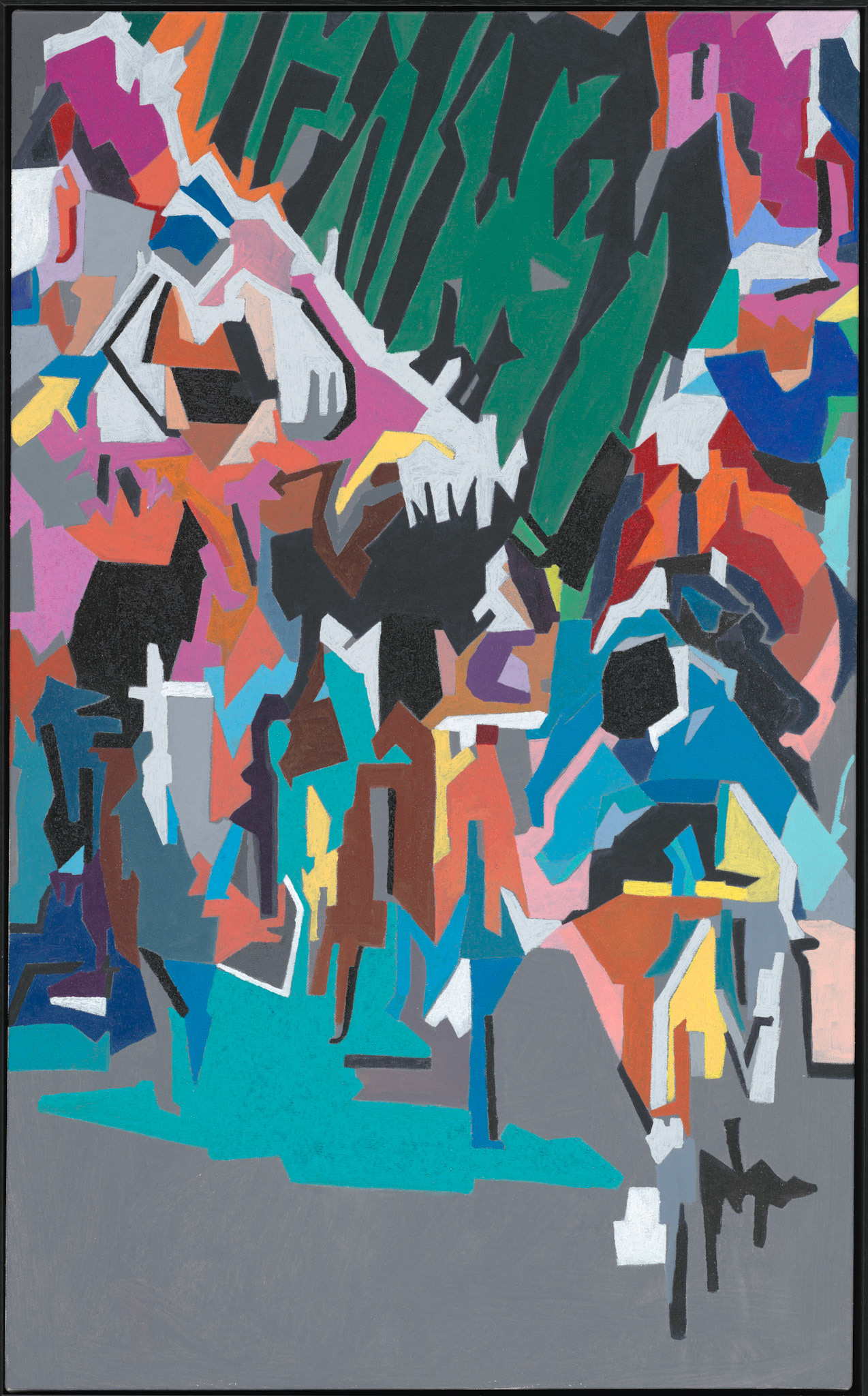 "Sprint" Acrylic on Canvas 64 x 101 cm