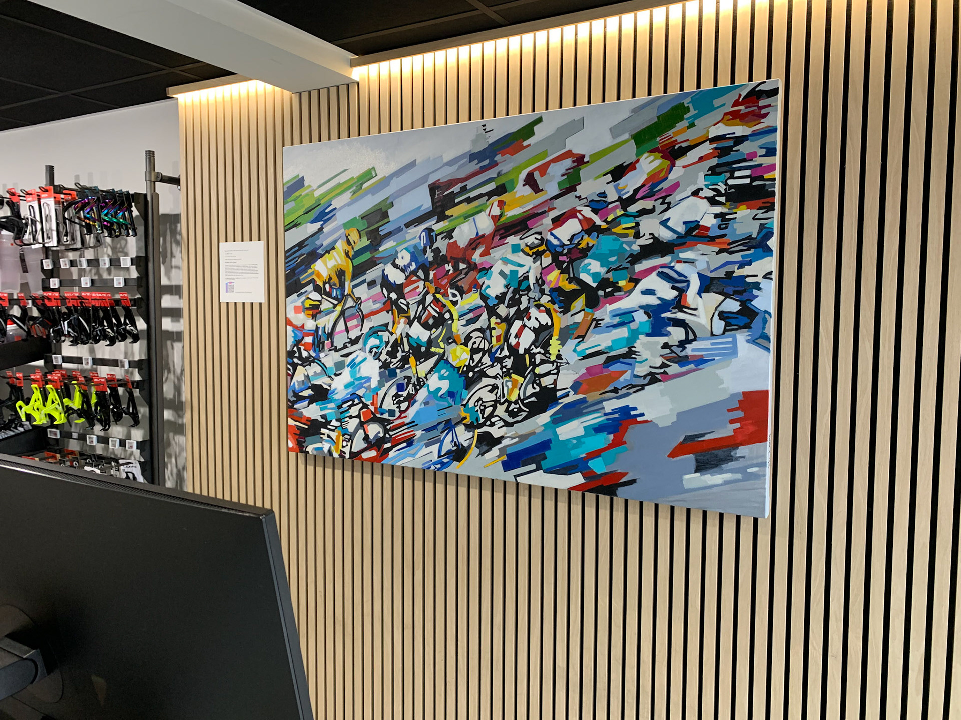 "in yellow"  in situ at sigma sports in Letchworth garden city 2026