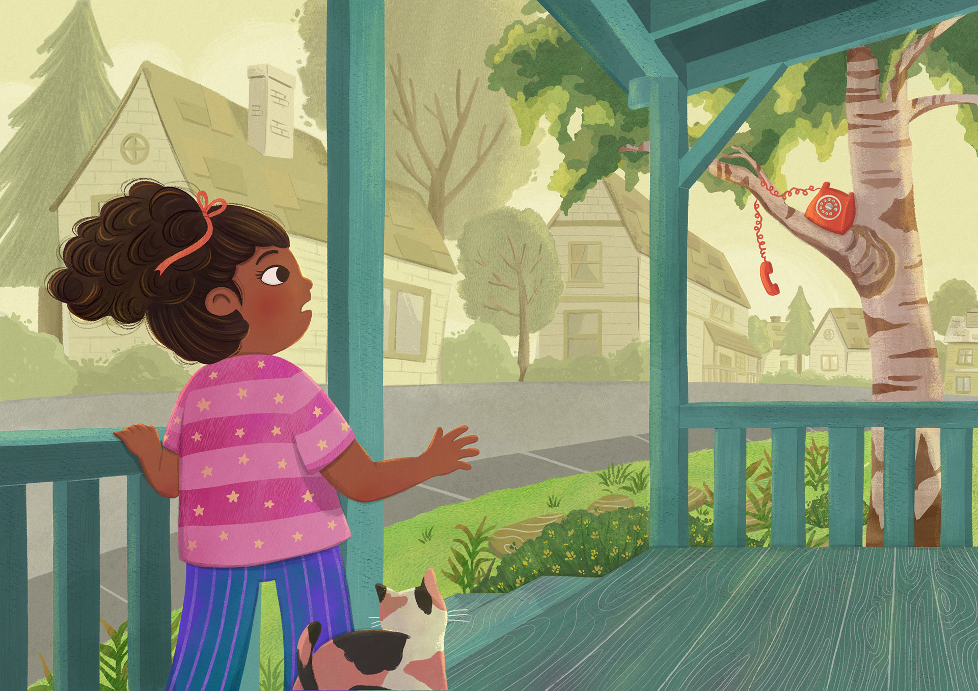 Telephone of the Tree - Spread illustration