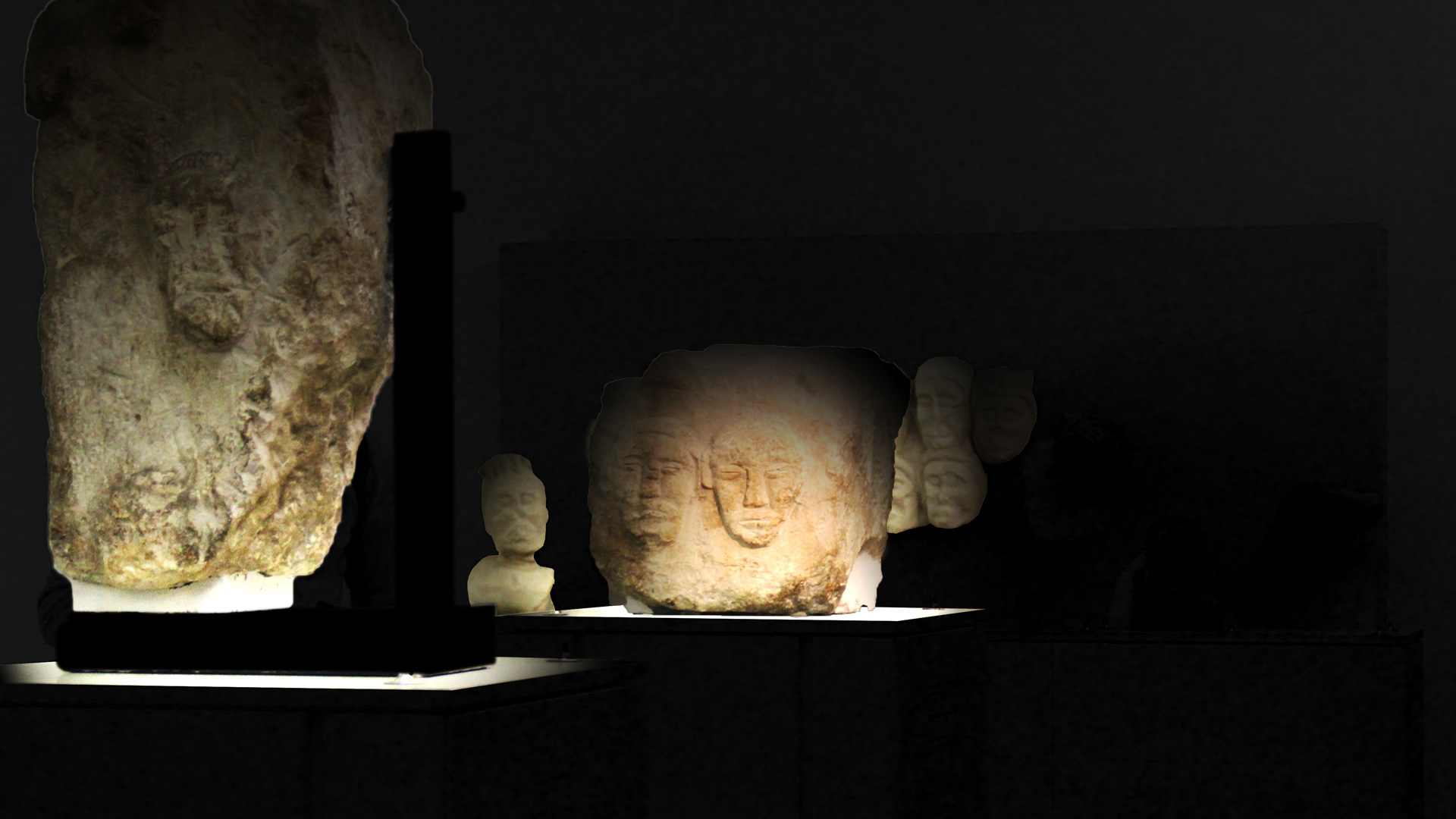 Pieces of the exhibition