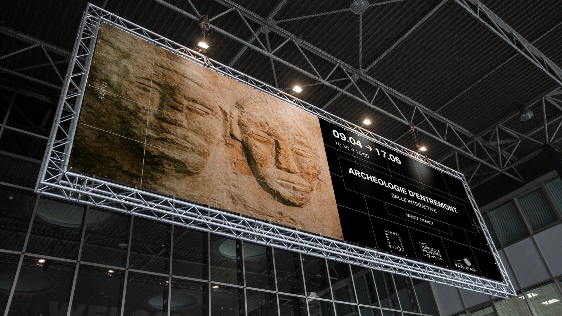 Banner for the exhibition