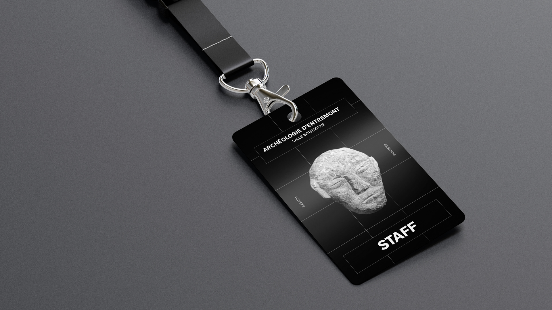 Exhibition staff badge