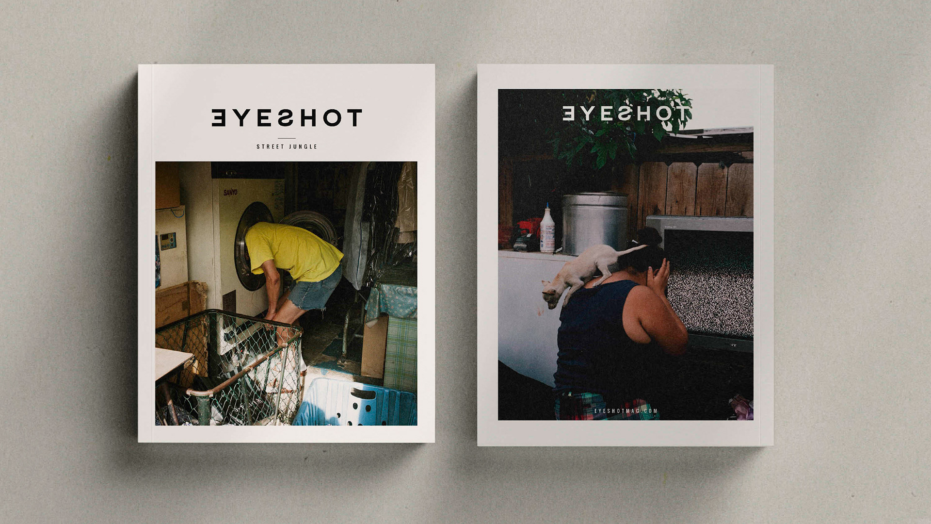Front & back magazine covers of the Street Jungle issue