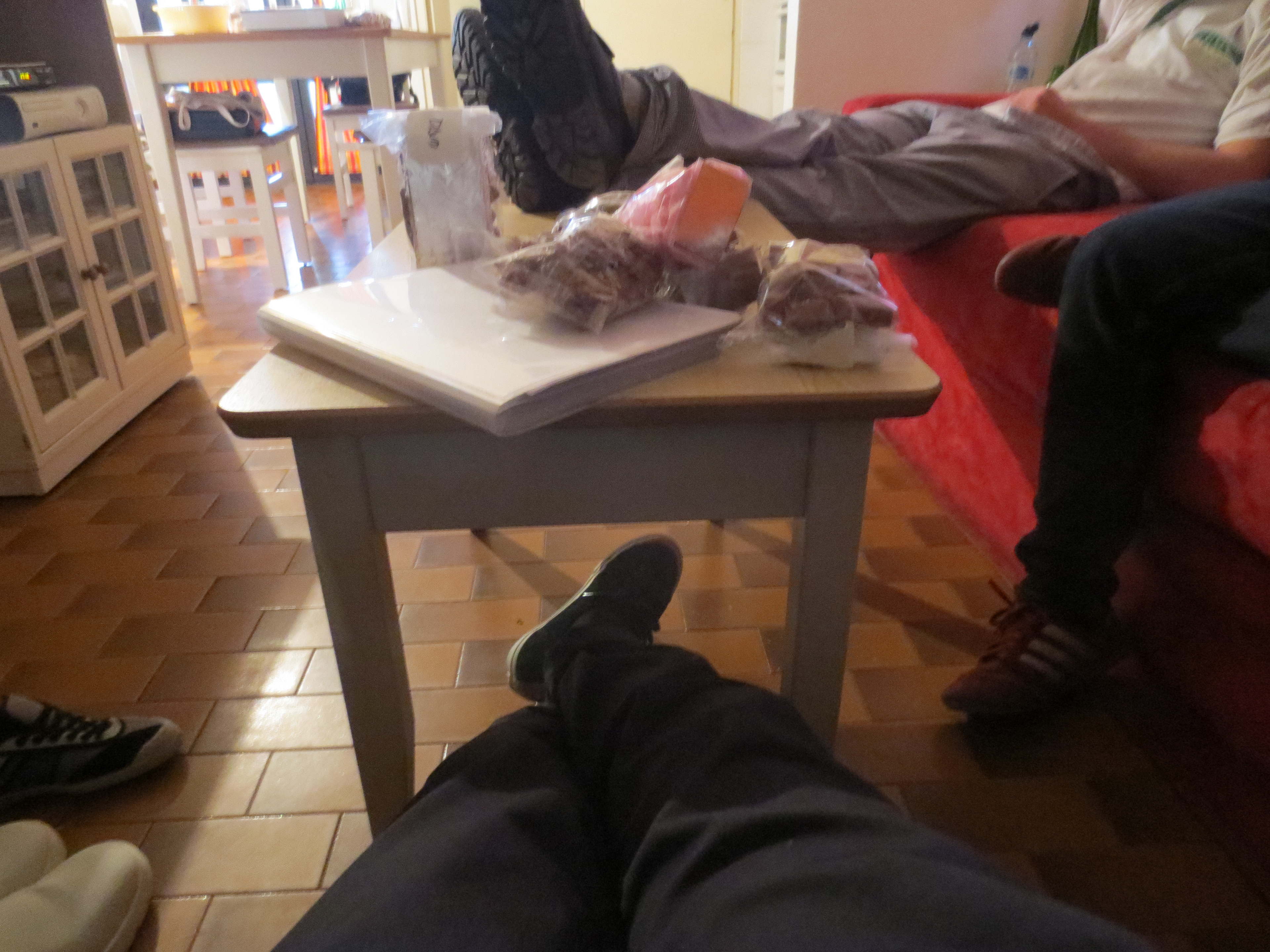 Bags of sweets from class