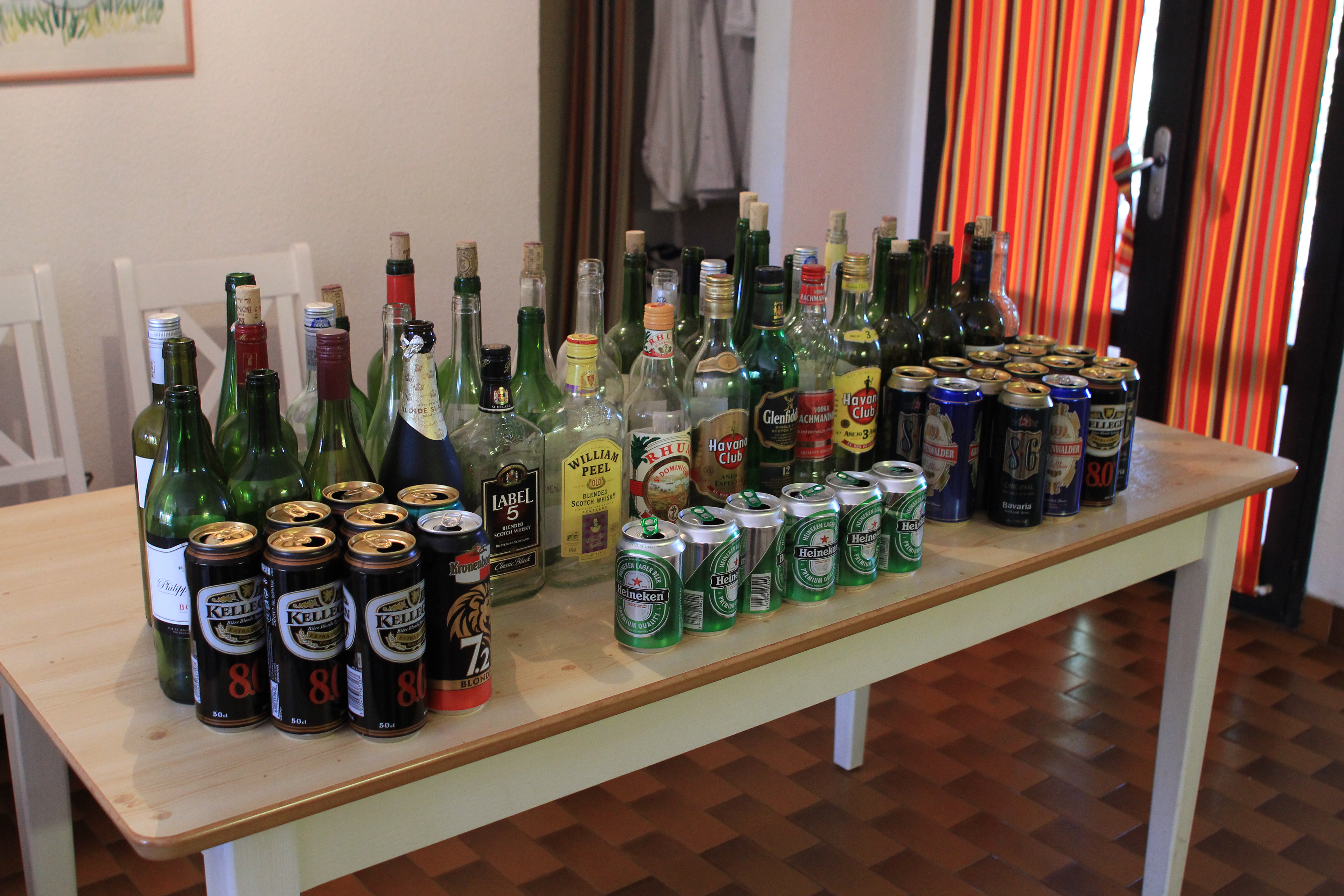 Cleaning the apartment