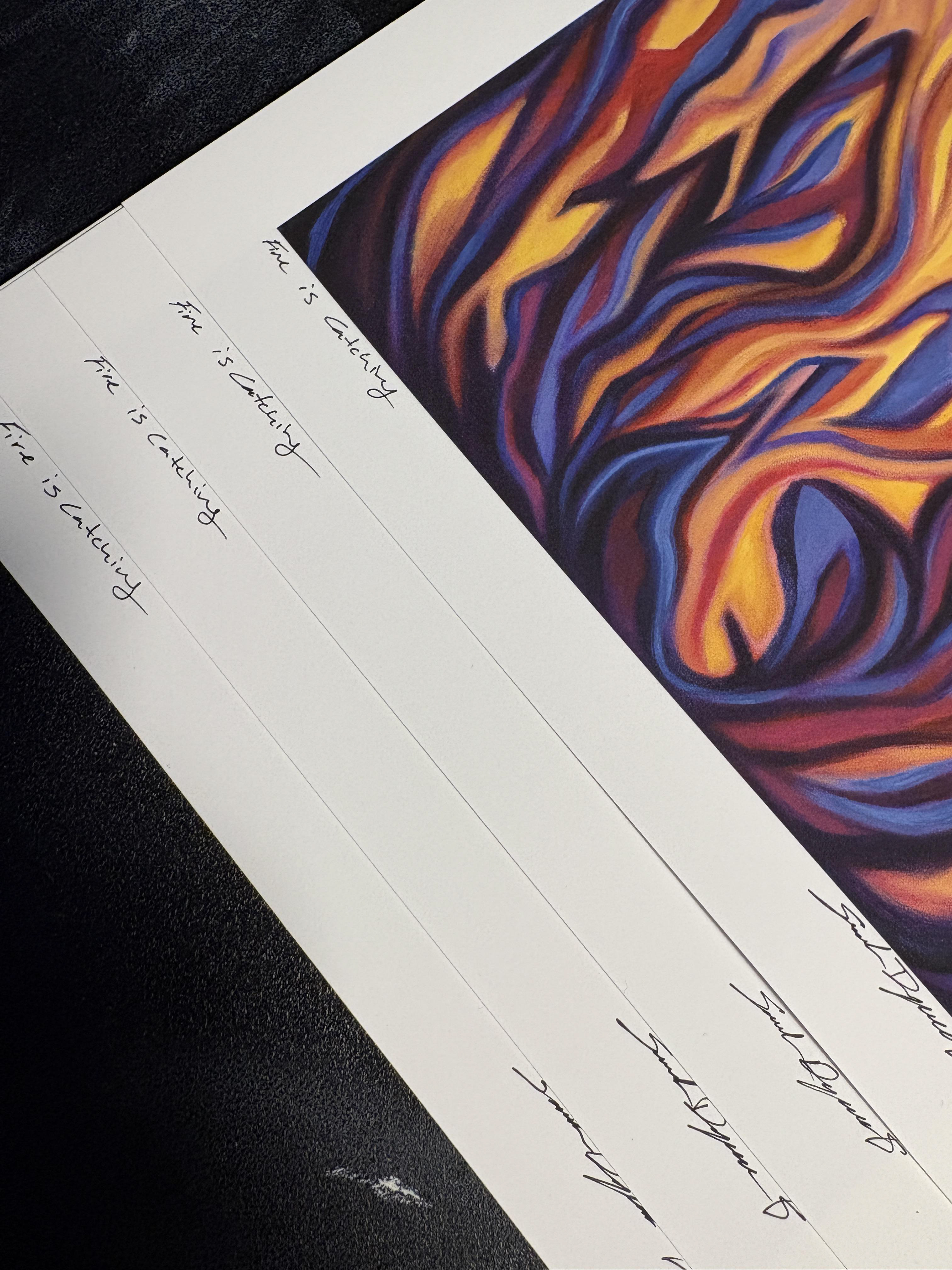 Fire is Catching Giclee