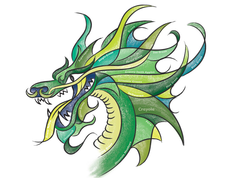 Illustration – Crayola Color Palette