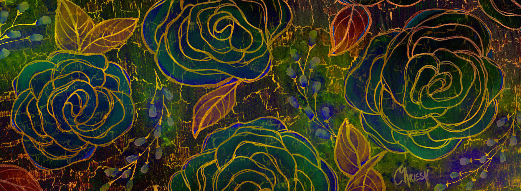 Ink, water color, digital