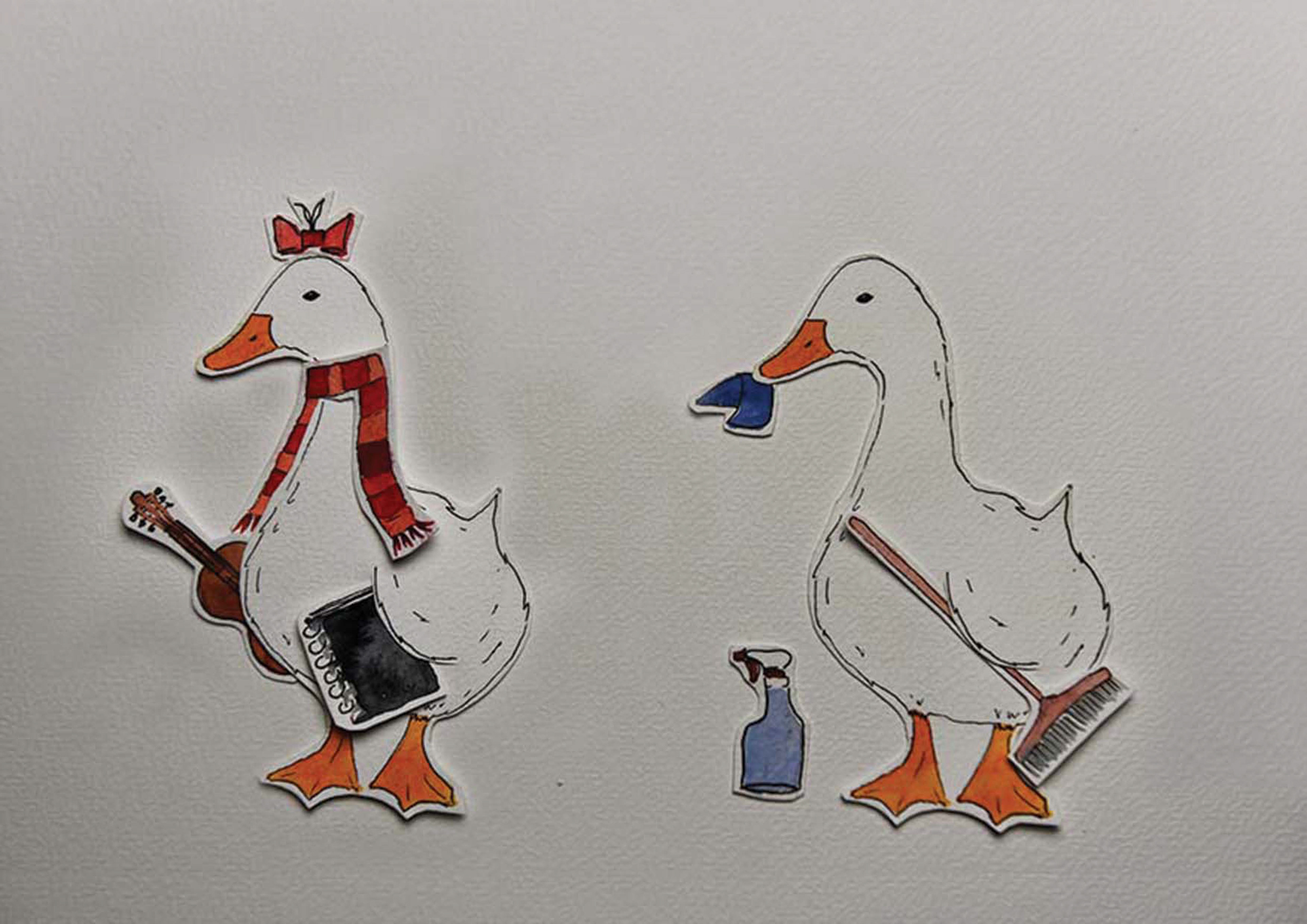 Patrycja Pustelny, Girl power - ilustracja do zina /II r. Grafika