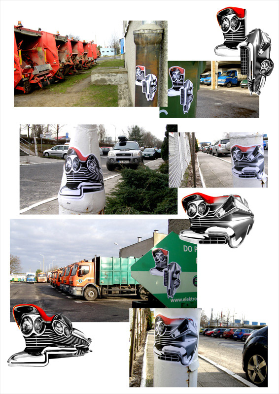 Ewelina Woźniak, dokumentacja projektu wlepki