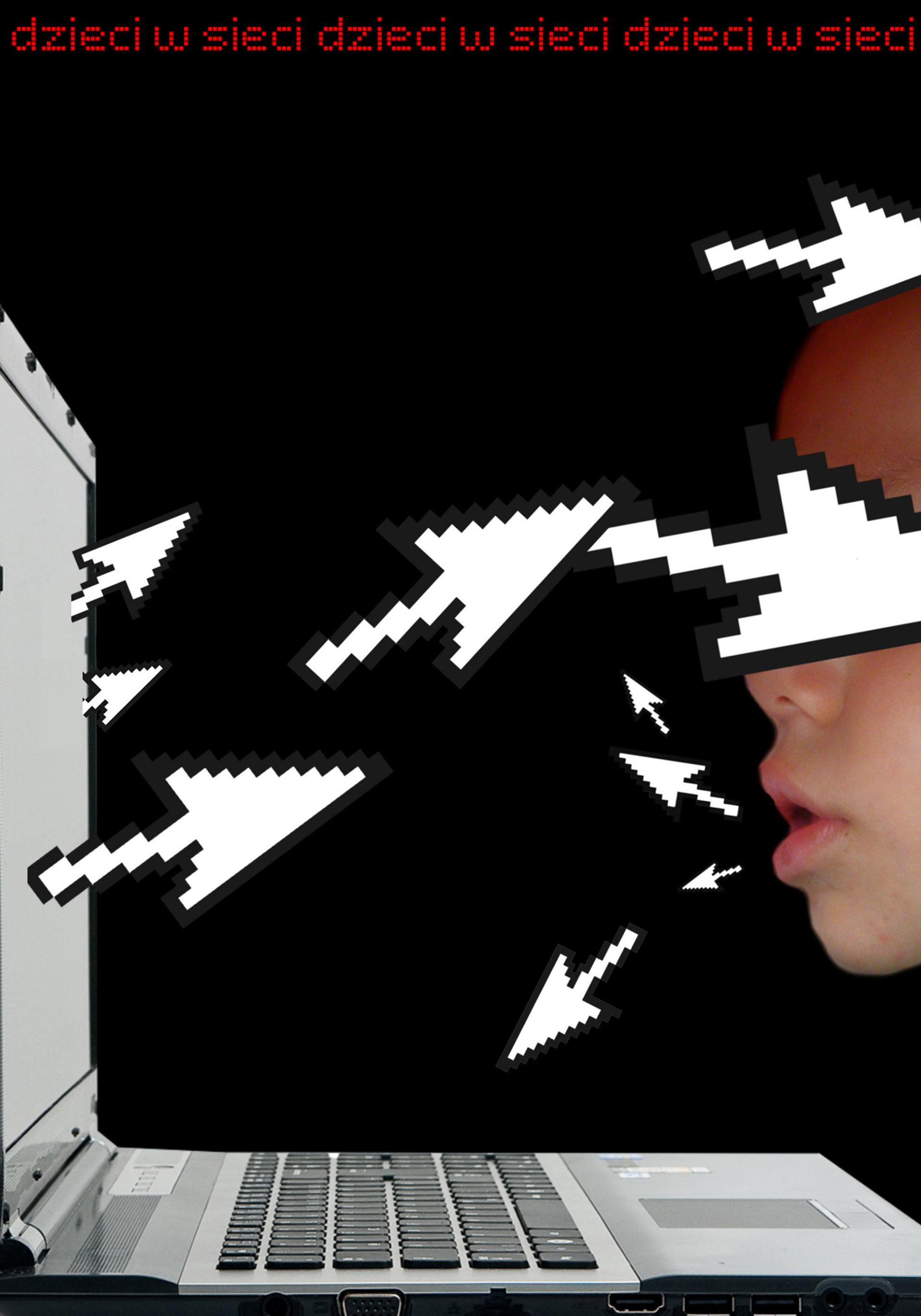 Daria Cholewa Plakat Dzieci w sieci