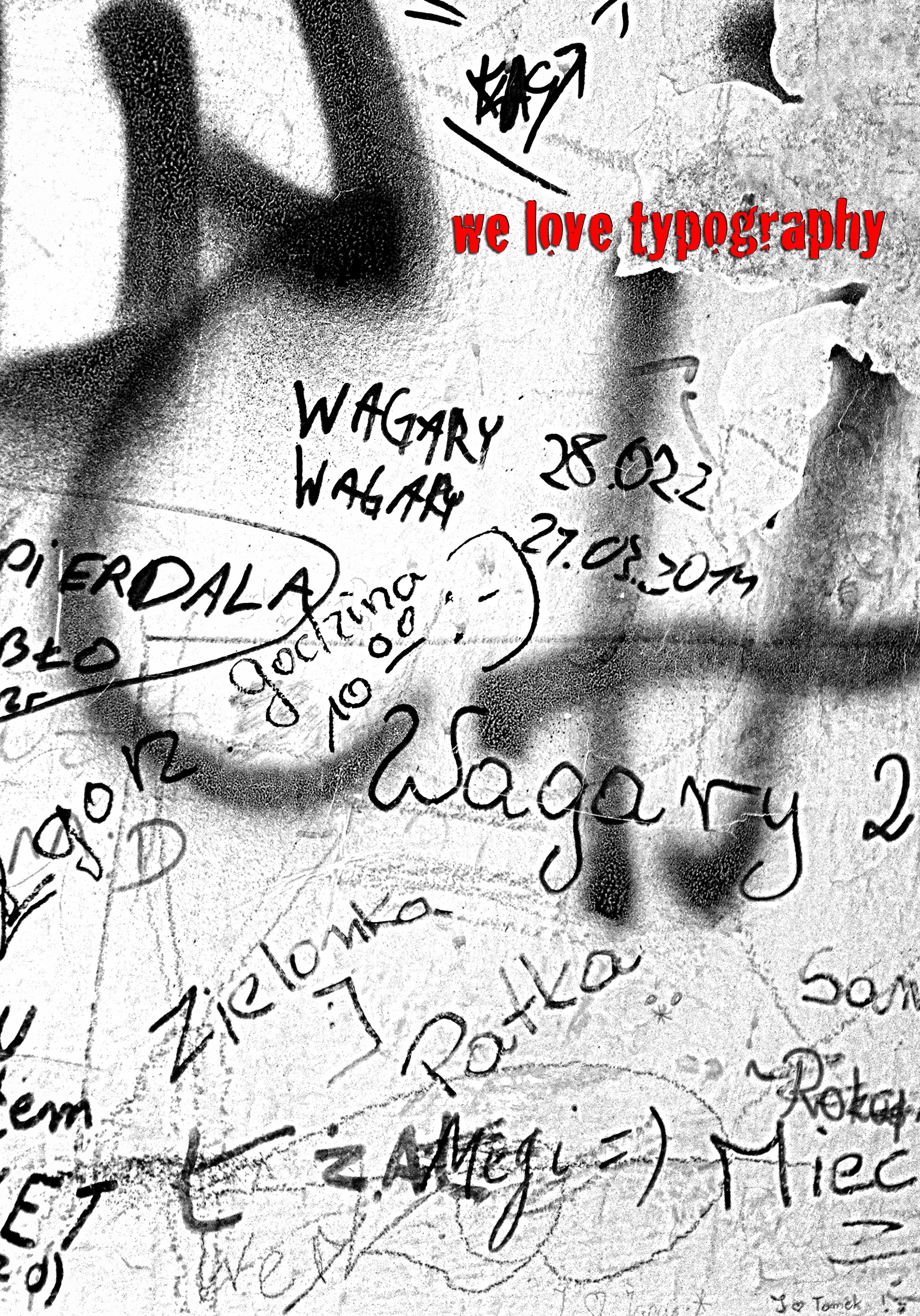 Dorota Kolesińska Plakat I love typography