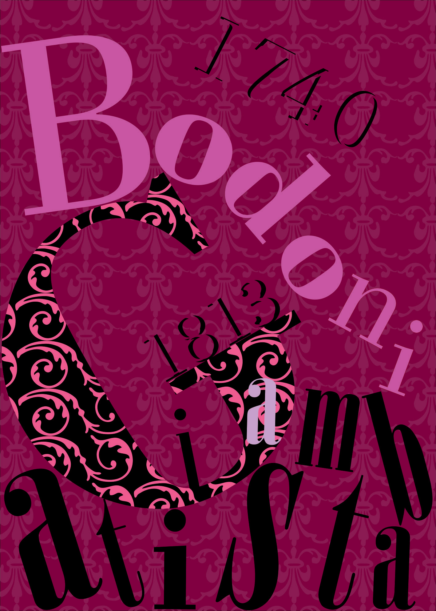 Daria Grabsztunowicz Plakat Typograf