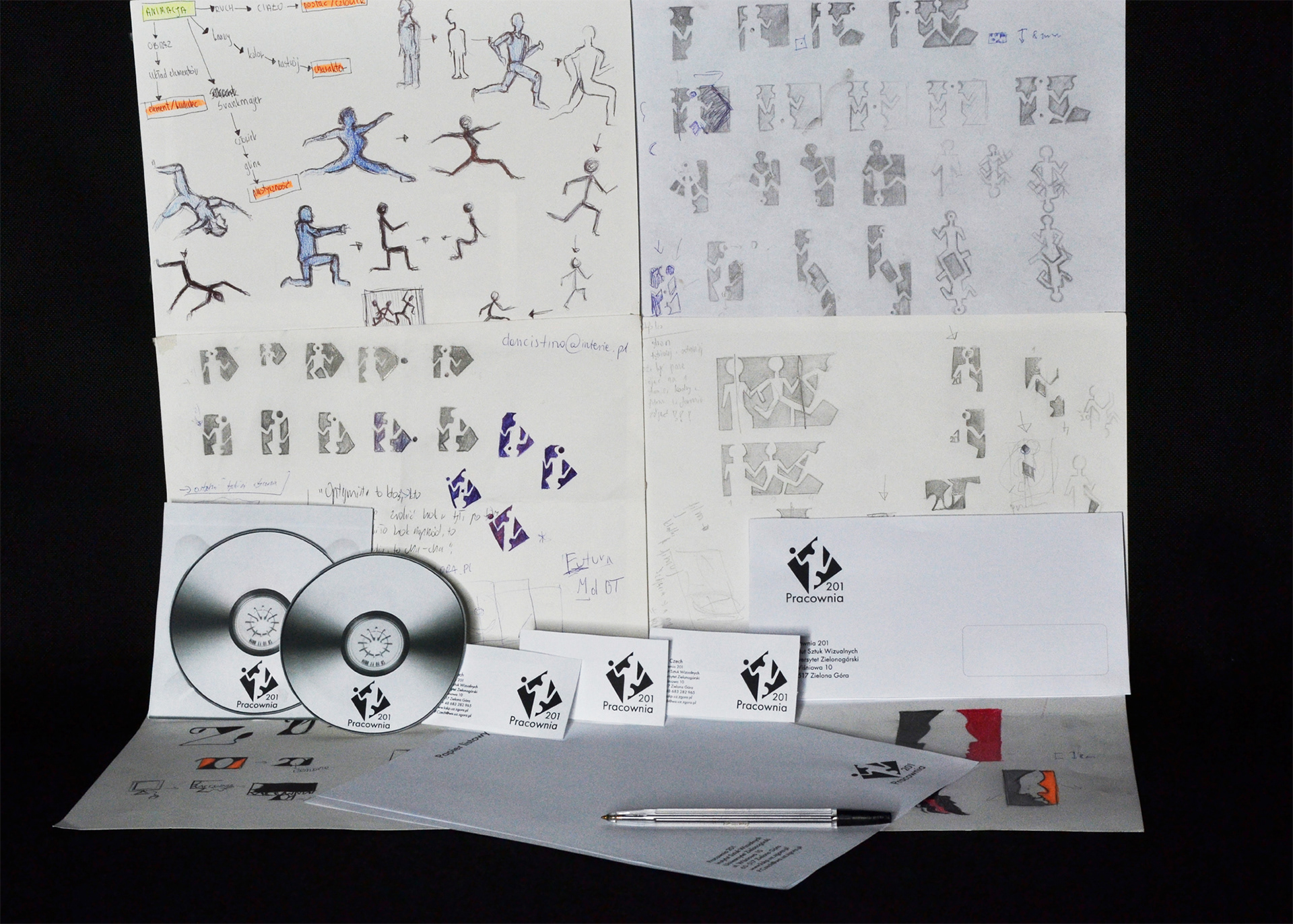 Marlena Baranik Projekt identyfikacji wizualizacja